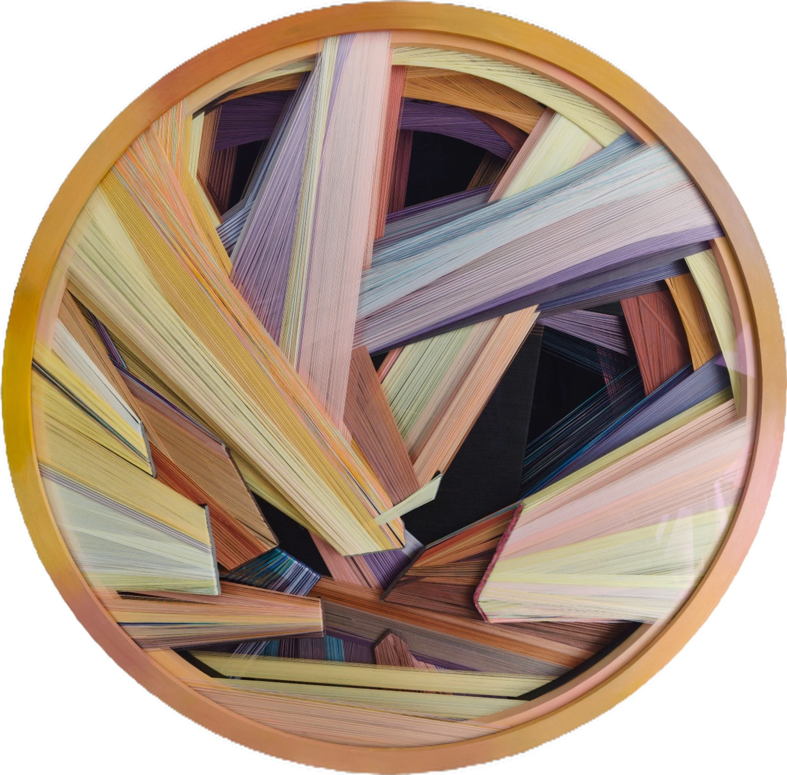  Lunar disk 
 Mixed fibre materials 
 105cm x 105cm, 2025 