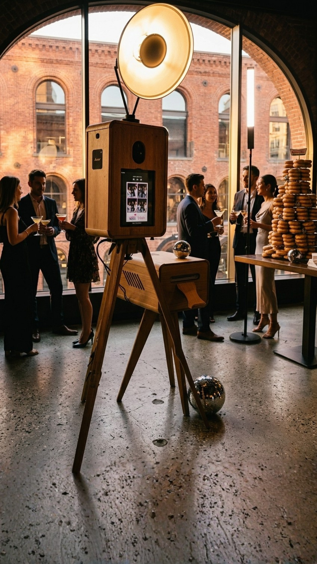 nyc wooden photobooth