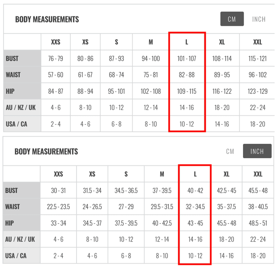 Size chart for Yellow Tartan Crop Top by BlackMilk Clothing that's for sale