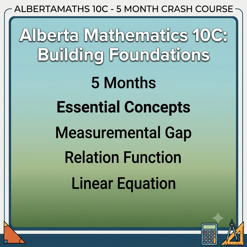 Alberta Mathematics 10C - 5-Month Program