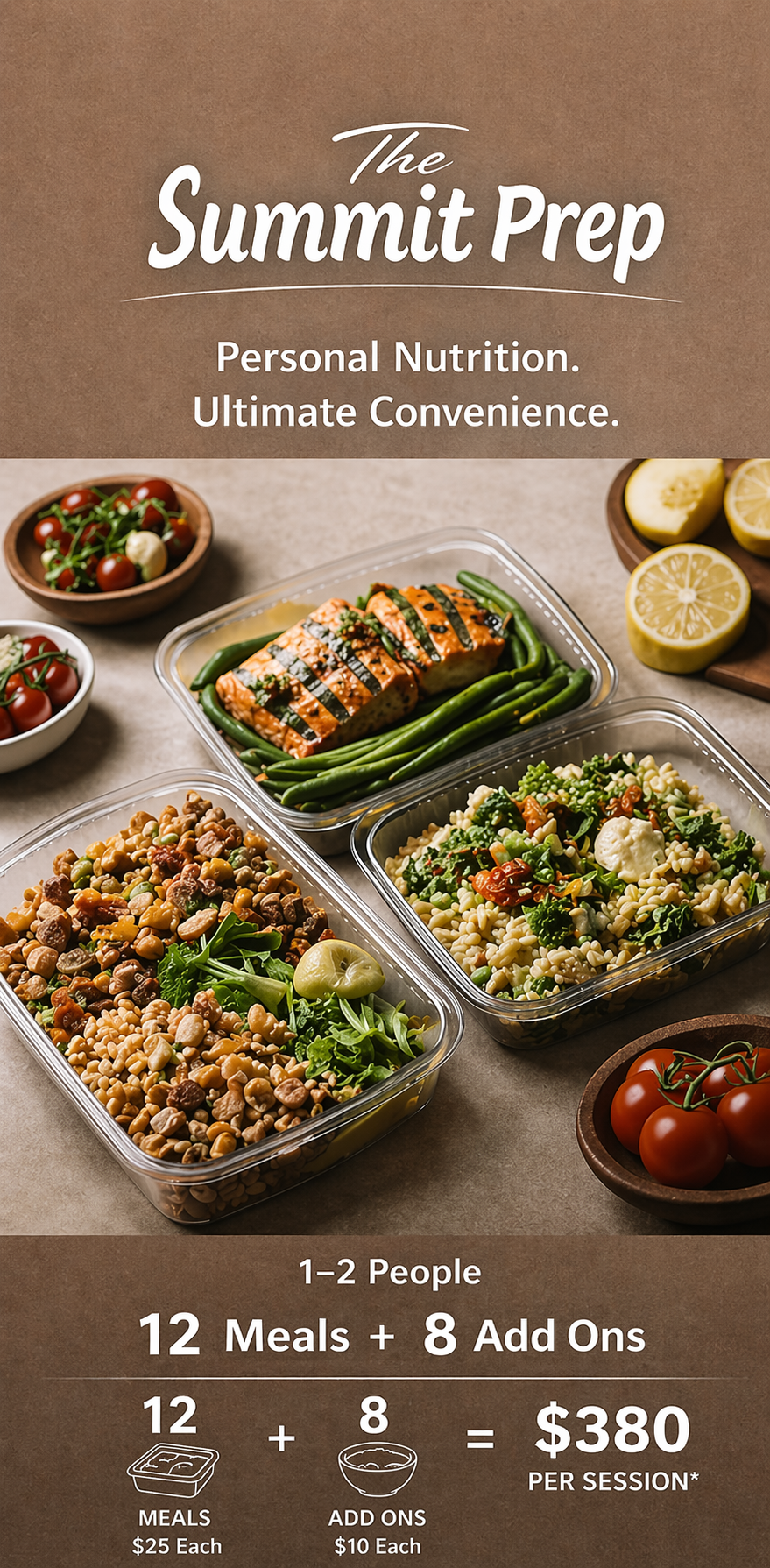Package 2: Summit prep plan