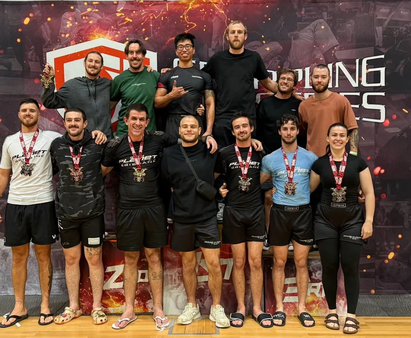 Amazing day today at @grapplingindustries
Brisbane for the team!!

First time competitors and regular competitors both getting out there and putting all their hard work to the test, with some great results for all of them! 

Third overall for the tea