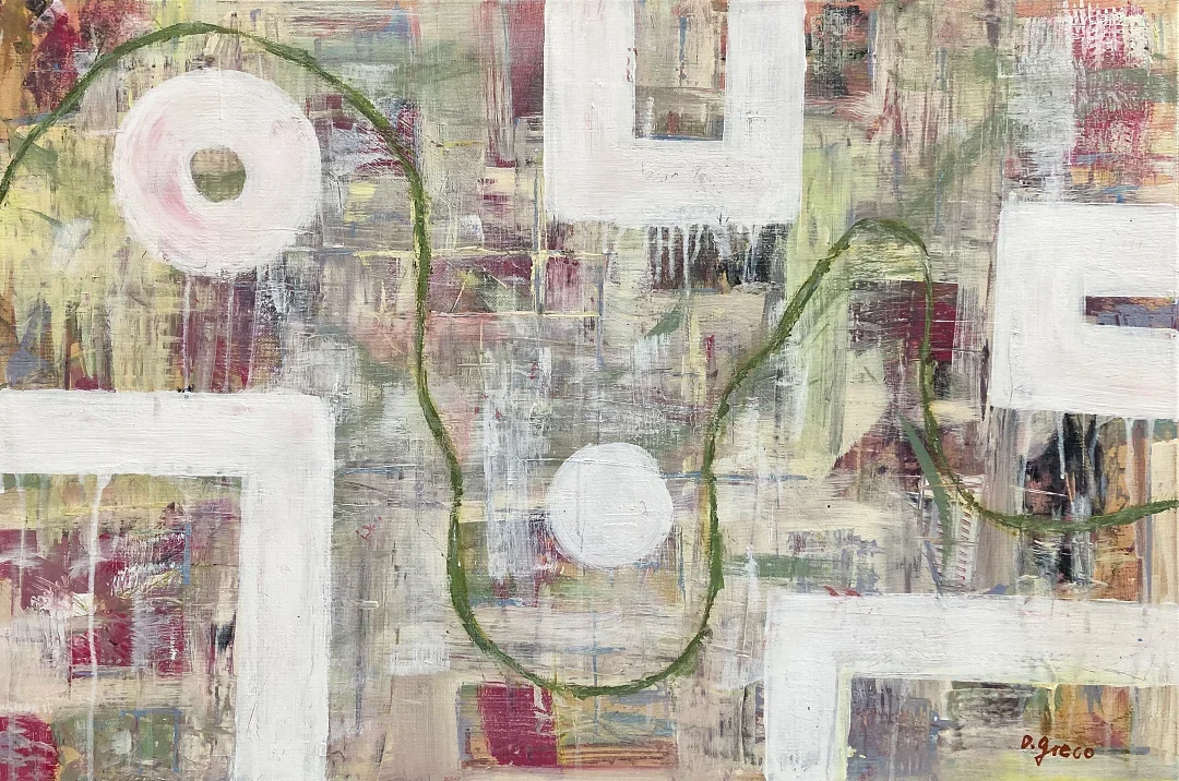 The Playful (Der Verspielte) 2026, acryl on canvas — 60 x 80 cm
