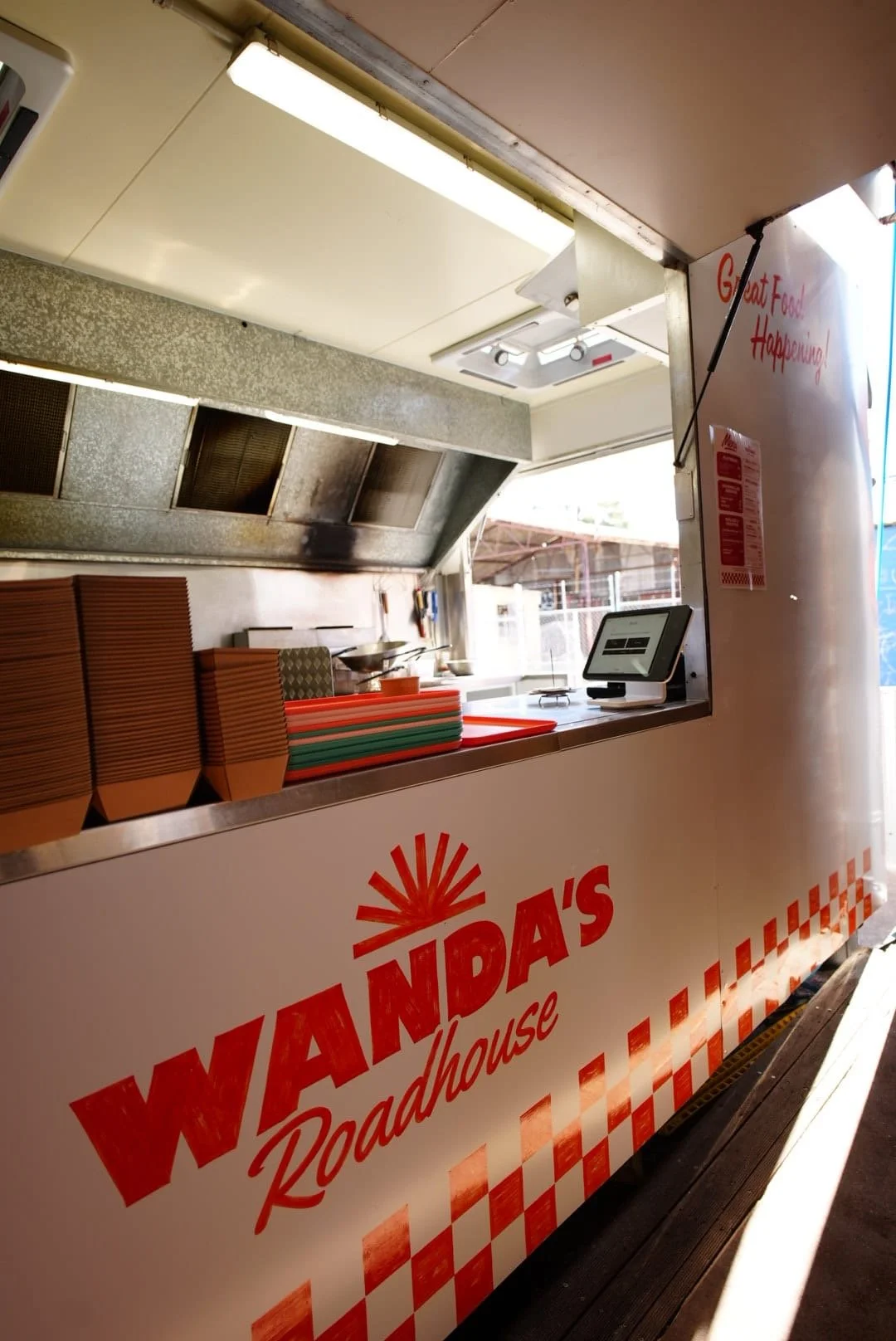 Service ready at our 1st 'Pop-up location,  Ripple Brewing