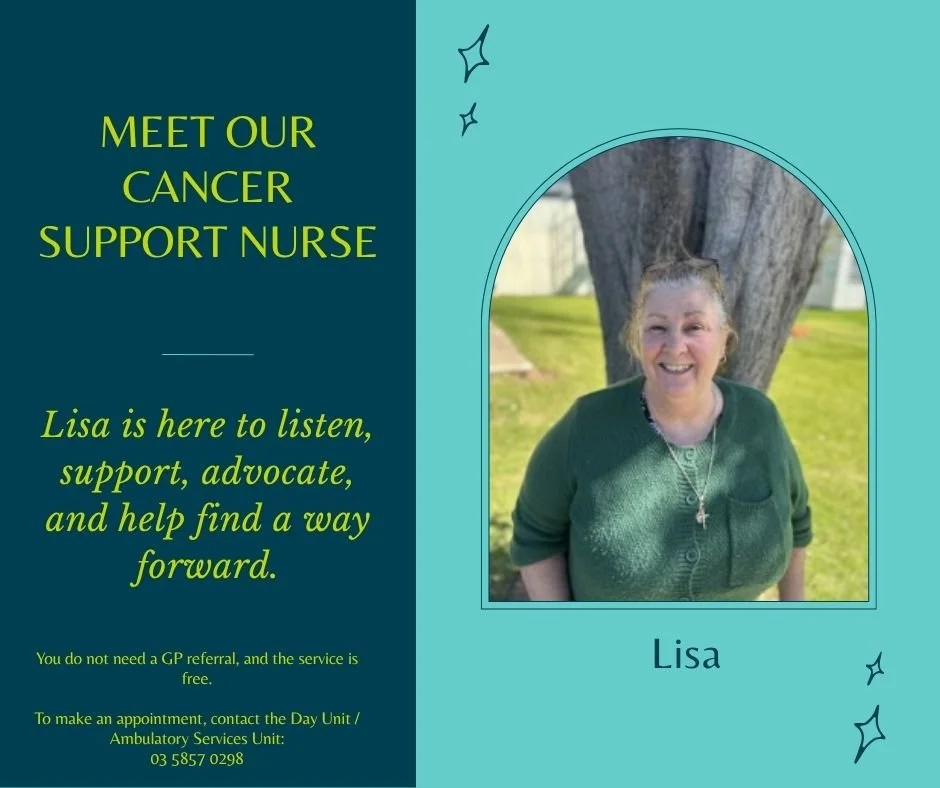 Meet Lisa, Our Cancer Resource Nurse