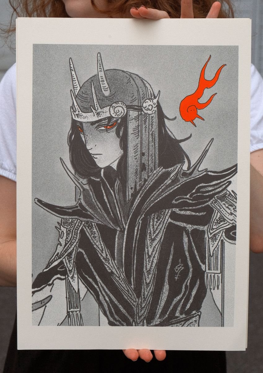 A3 Riso Print - Rider