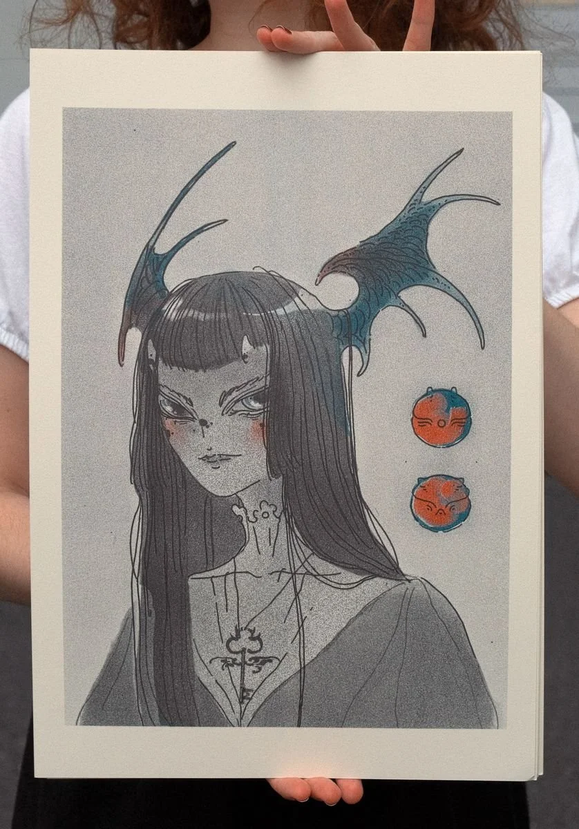 A3 Riso Print - Emha