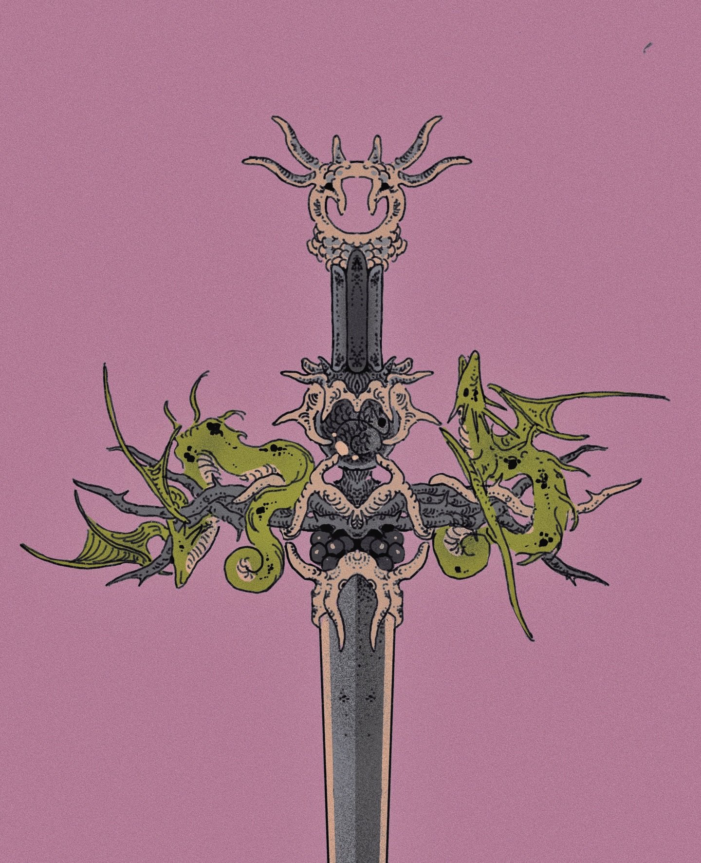 New sword flash!
This should be a pretty big tattoo for all the details. 
And ideally aimed for a flatter surface like the side of the tight or back? 

#tokyotattoo #tokyotattoostudio #tokyotattooartist #originalartwork