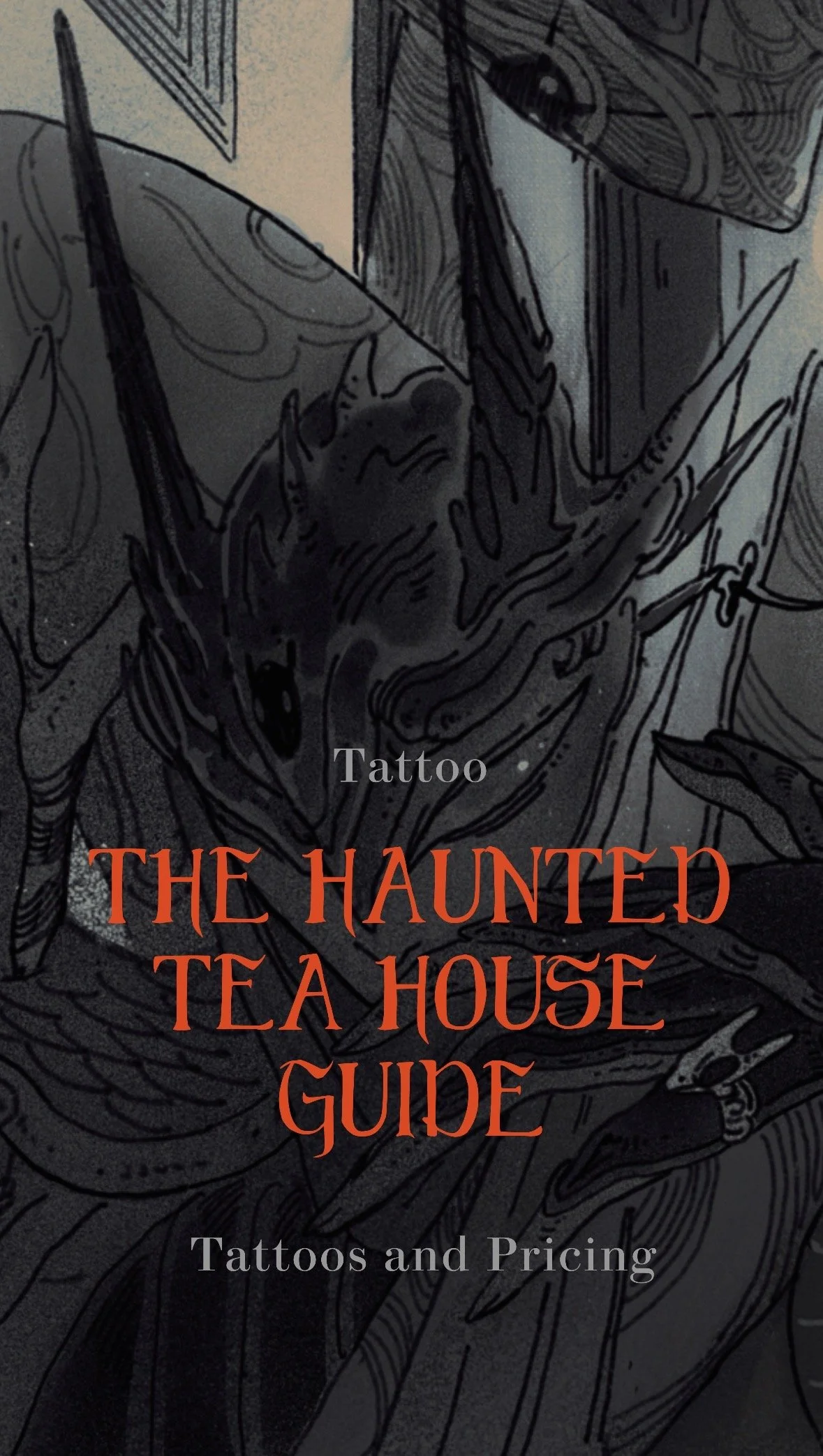 Haunted Tea House Tattoo Ideas