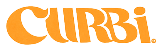 The word 'Curry' written in bold, orange letters with a yellow background.