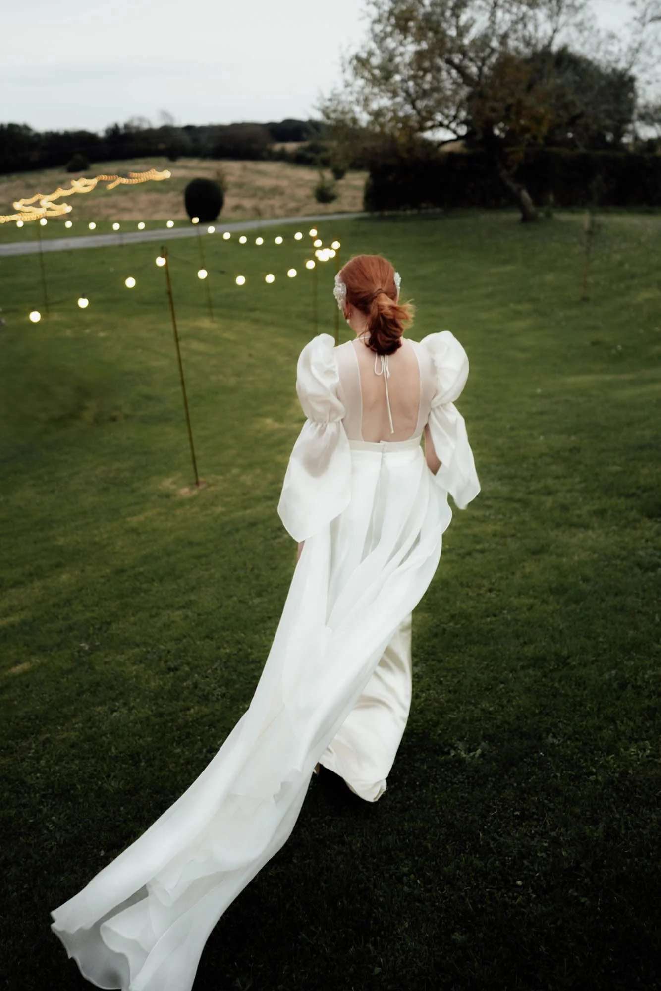 Elegant wedding portrait by UK editorial wedding photographer