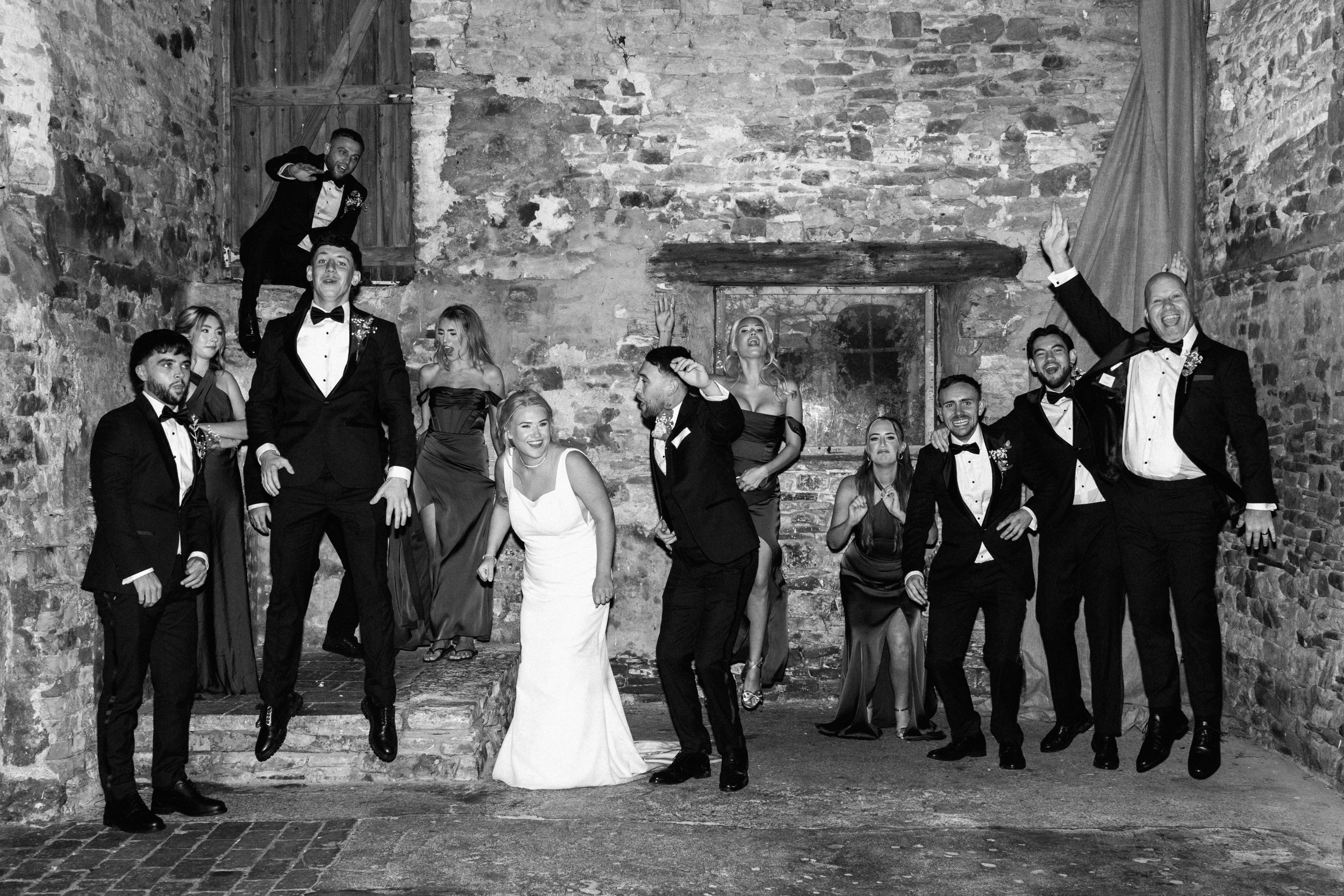 Editorial wedding portrait by Devon wedding photographer