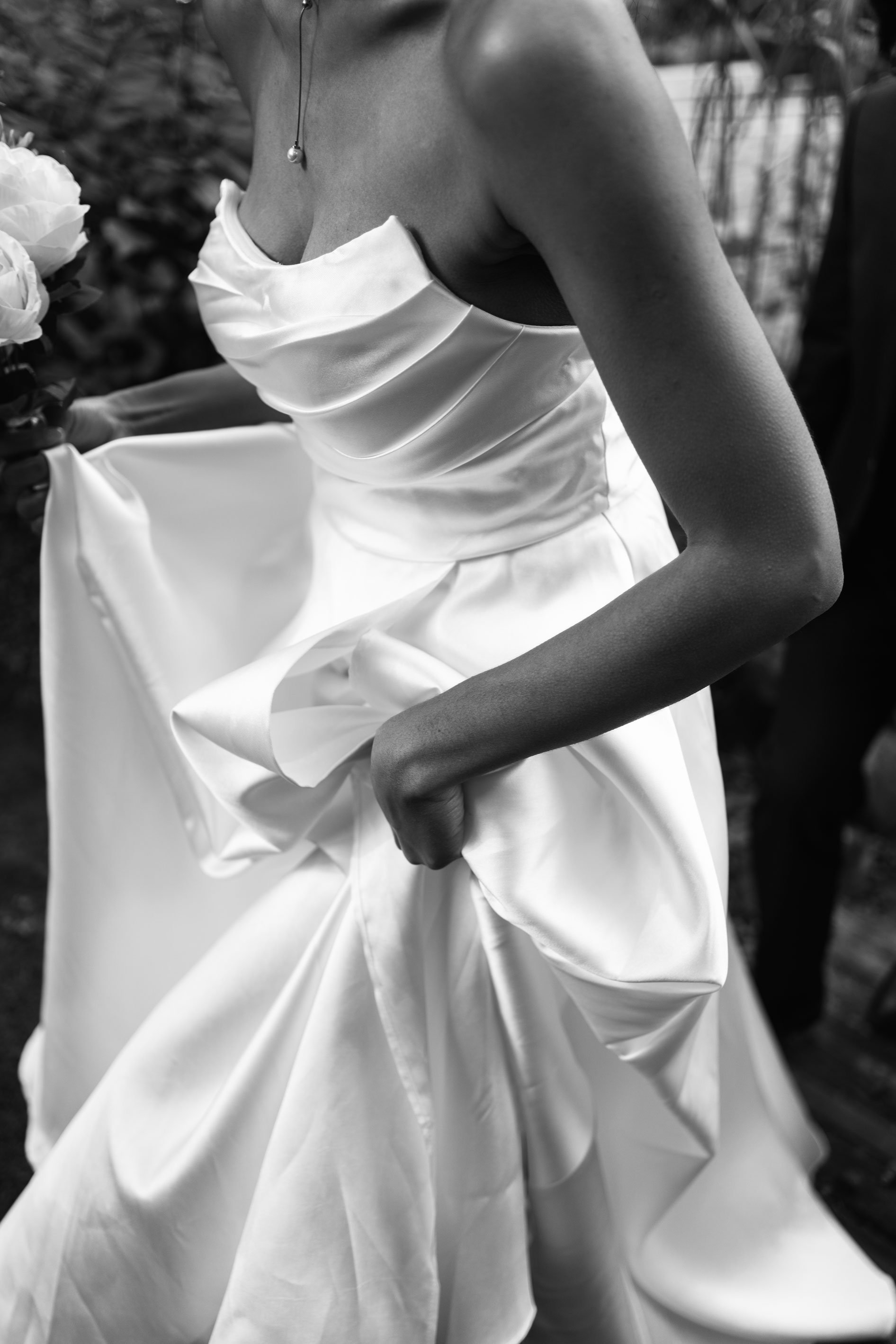 Candid wedding celebration photographed in Devon