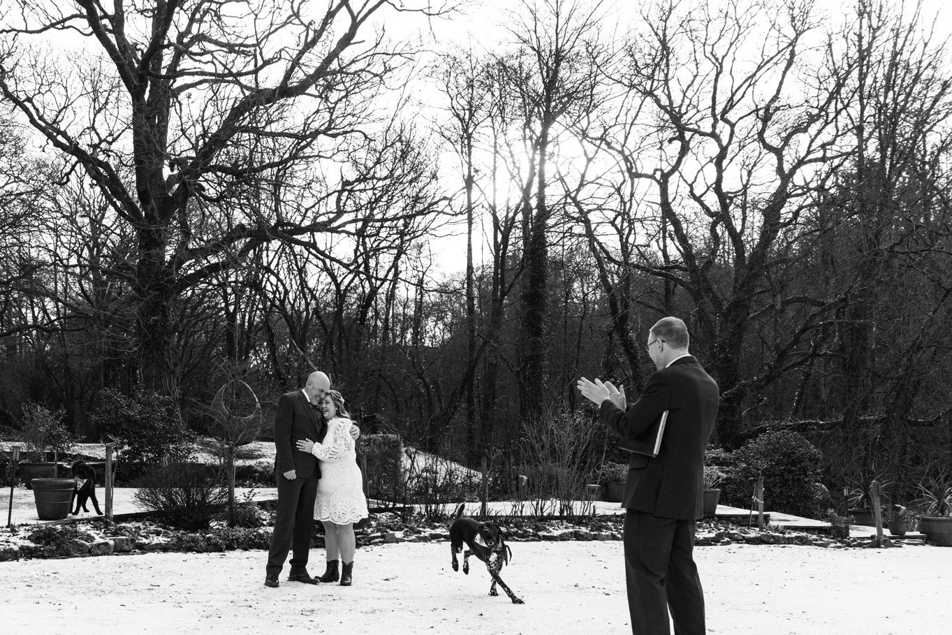 Wedding ceremony photographed by North Devon wedding photographer