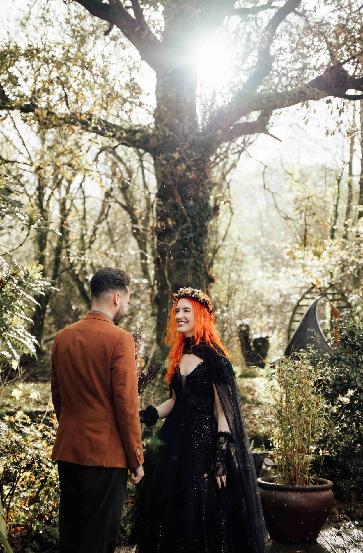 Relaxed countryside wedding moment photographed at Millbrook Estate by a Devon wedding photographer