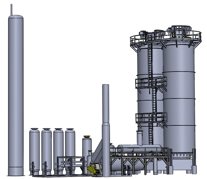 5 MMscfd dual furnace plant from natural gas