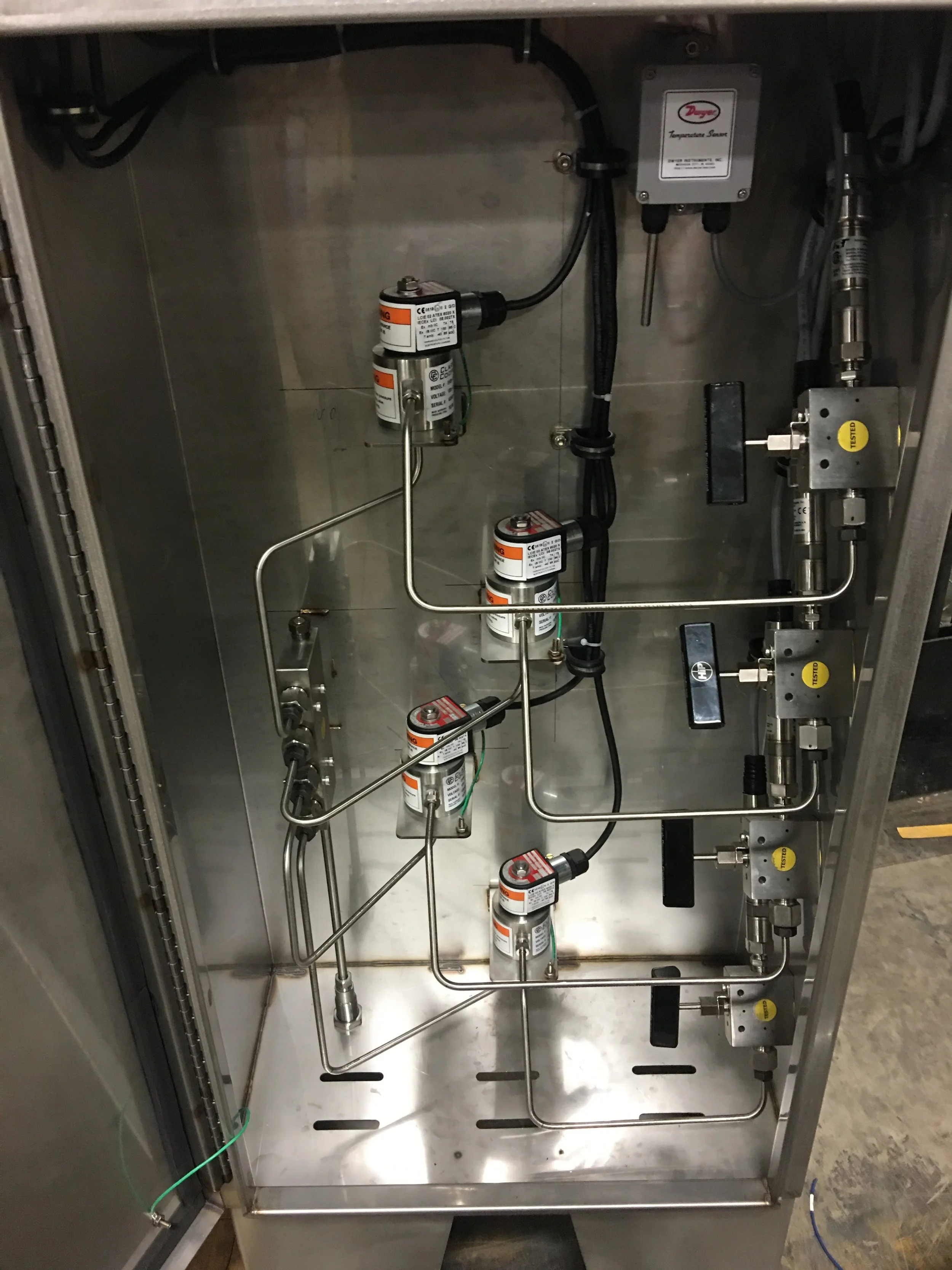 Complex pipework designed for 8,500 psig