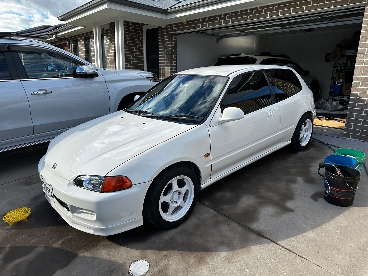 Quick wash today #honda #civic #eg #k20