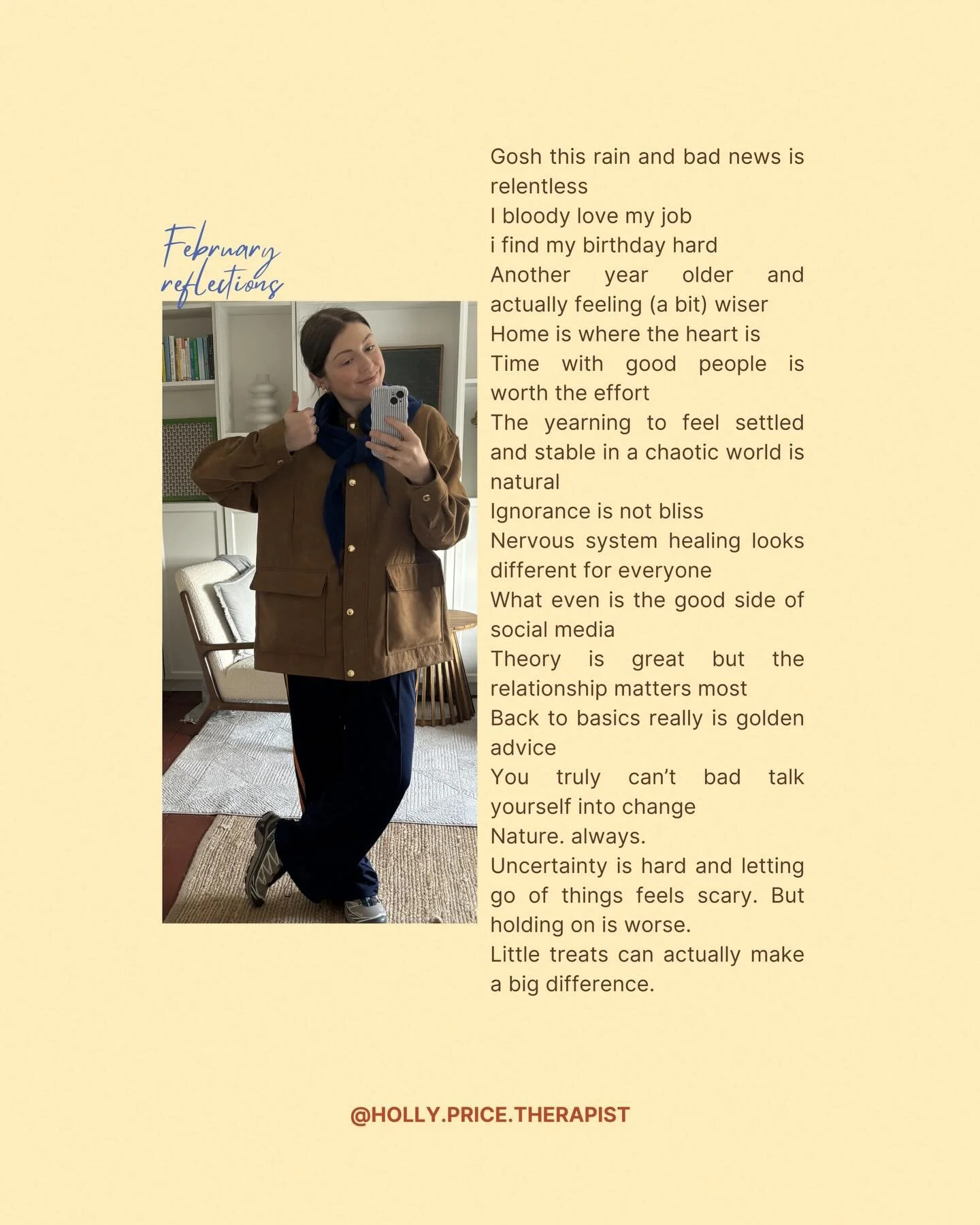 February reflections 🤍