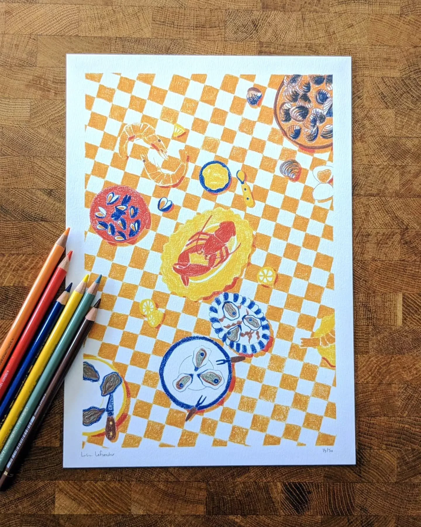 Slow illustration niveau expert 🦞

D&eacute;but&eacute;e il y a tr&egrave;&egrave;&egrave;s longtemps.
Esquiss&eacute;e le 25 d&eacute;cembre 2024.
Reprise un an plus tard, en d&eacute;cembre 2025, pour lui offrir sa vraie version en couleur.
Puis b