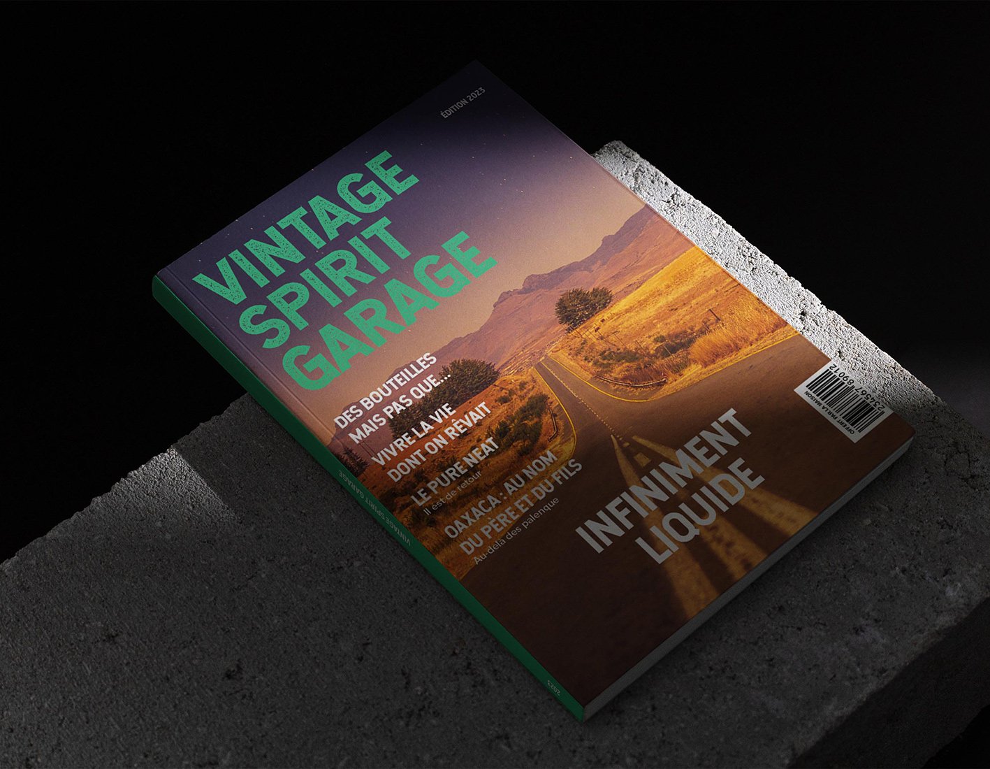 Couverture catalogue importateur spiritueux Vintage Spirit Garage deuxieme edition