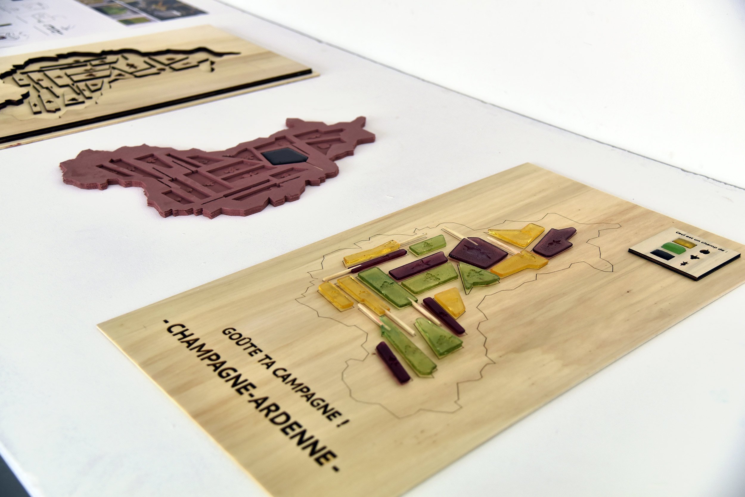Cartographie comestible de Champagne Ardenne
