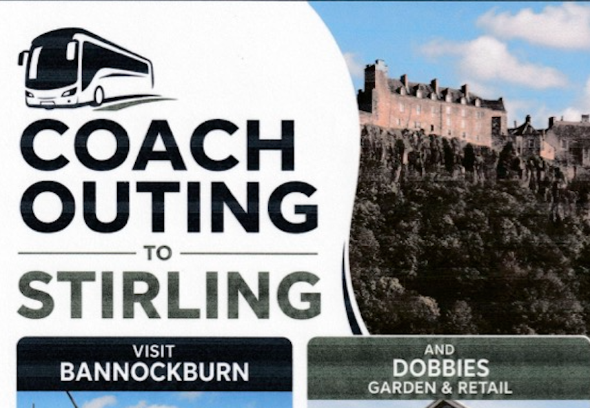 OIR COACH OUTING TO STIRLING, THURSDAY 24TH SEPTEMBER 2026