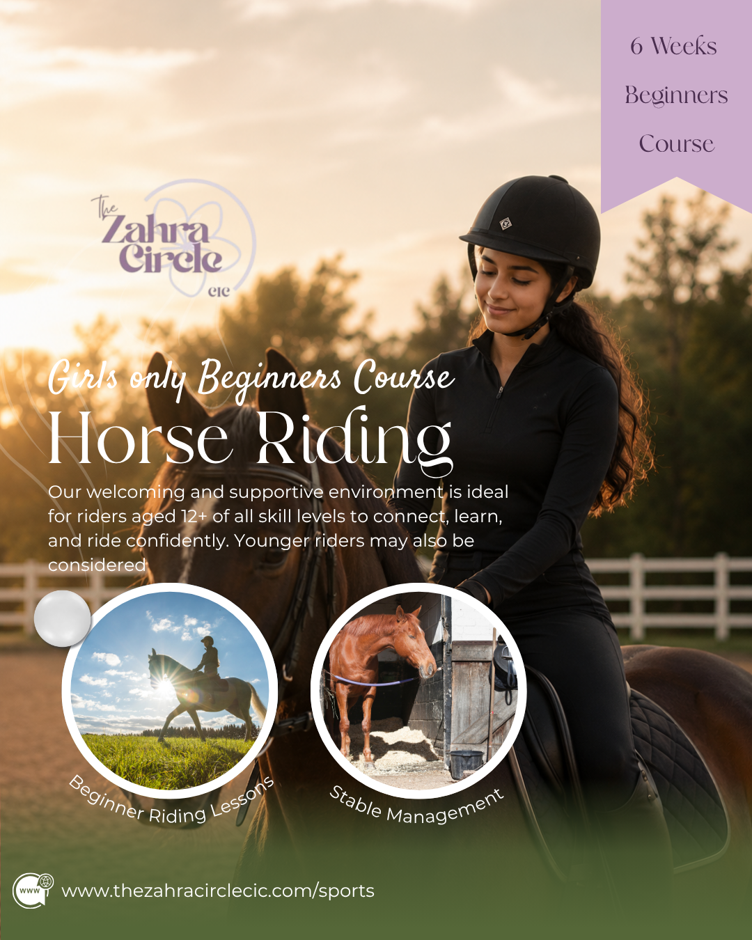 6-Week Beginners Horse Riding Course Waiting list