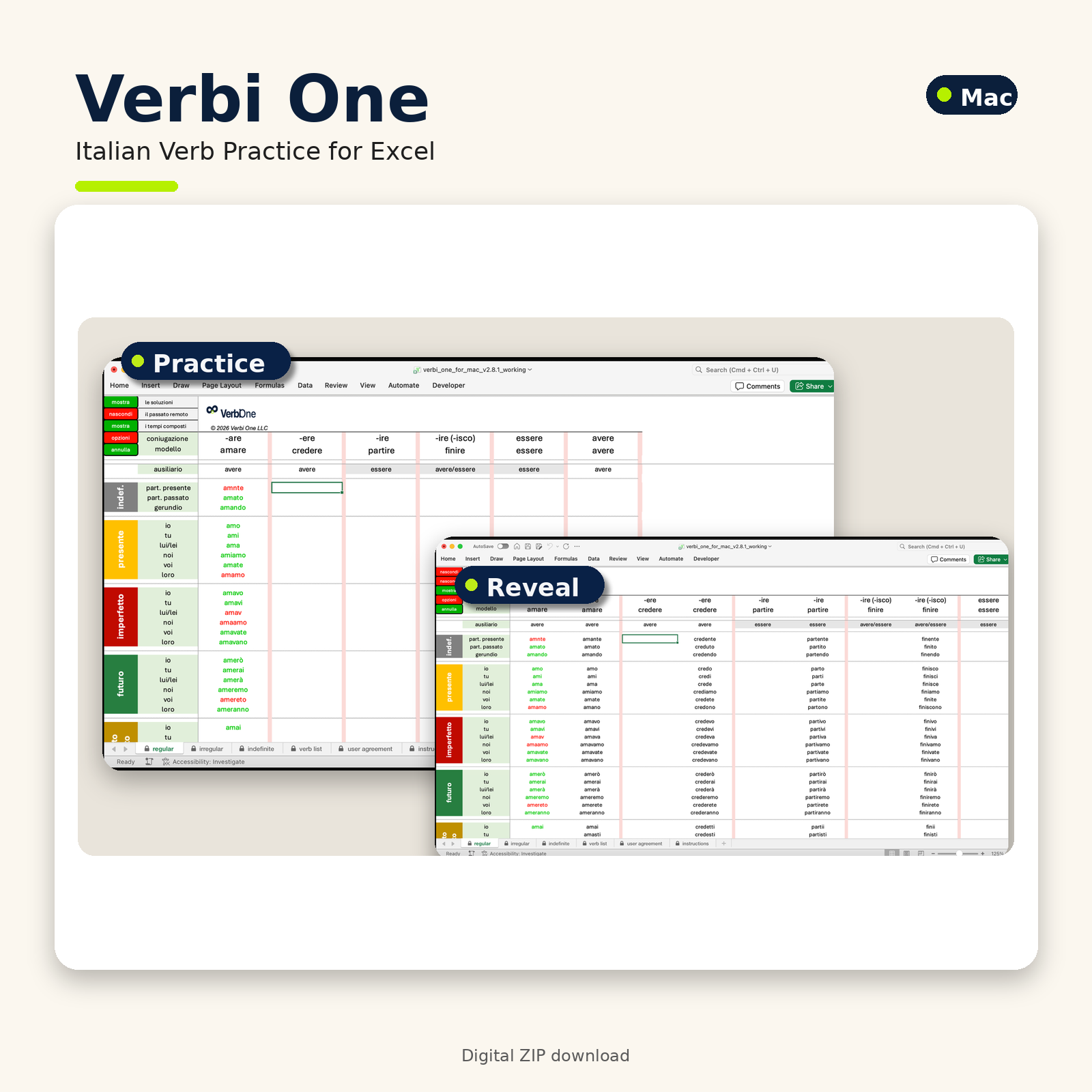 Verbi One for Mac