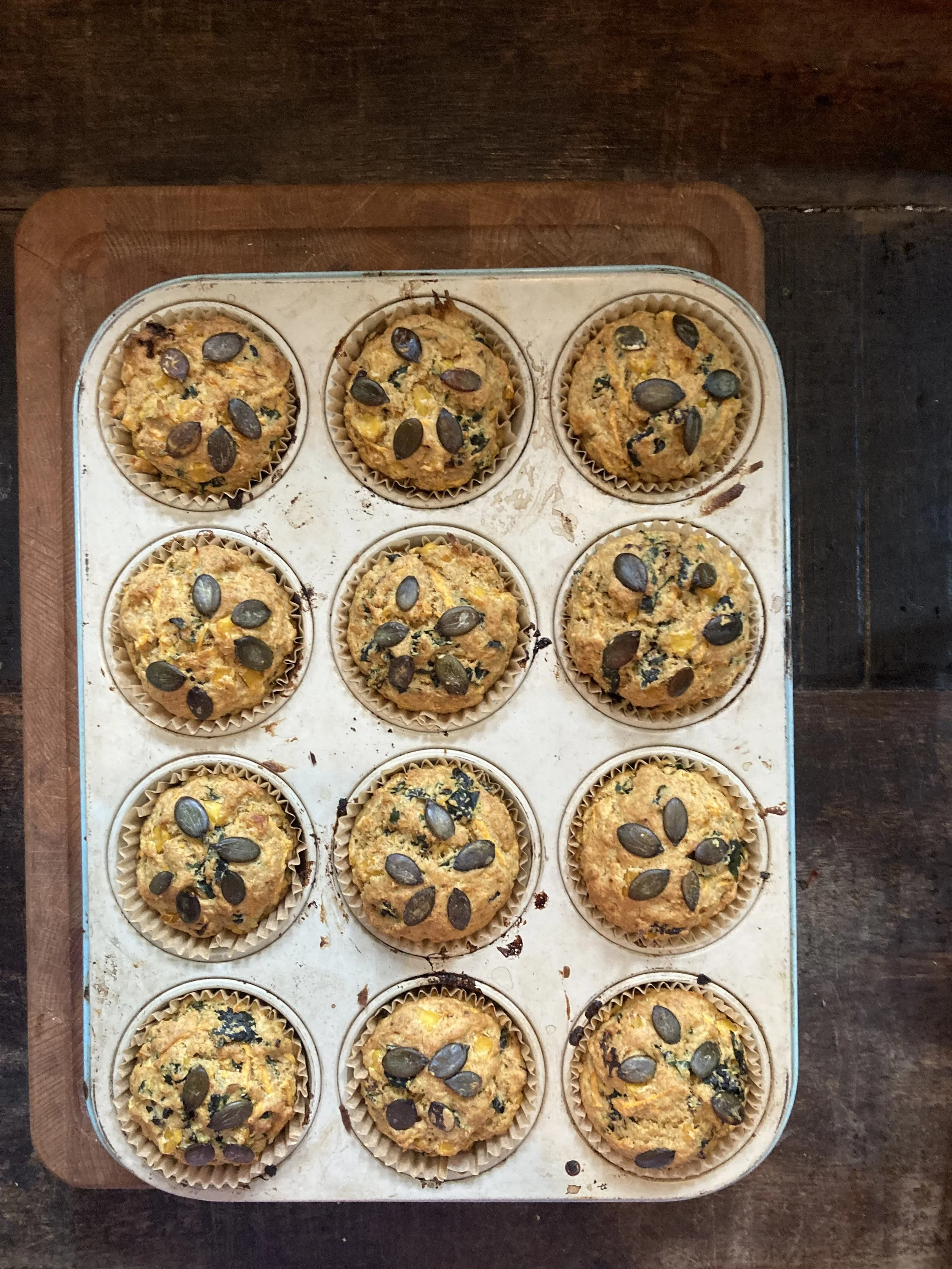 hartige muffins zonder ei