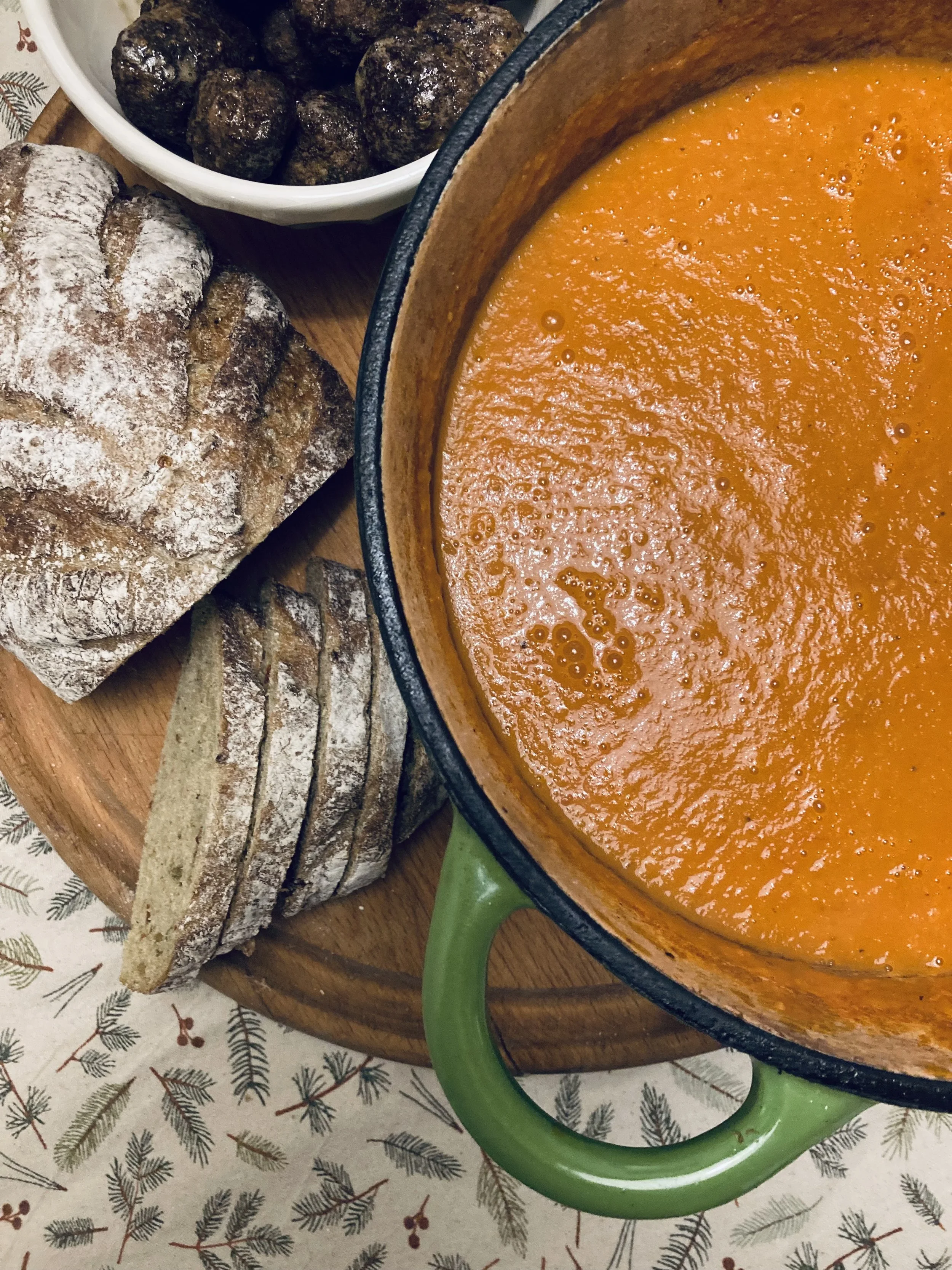 tomatensoep brood - hersft