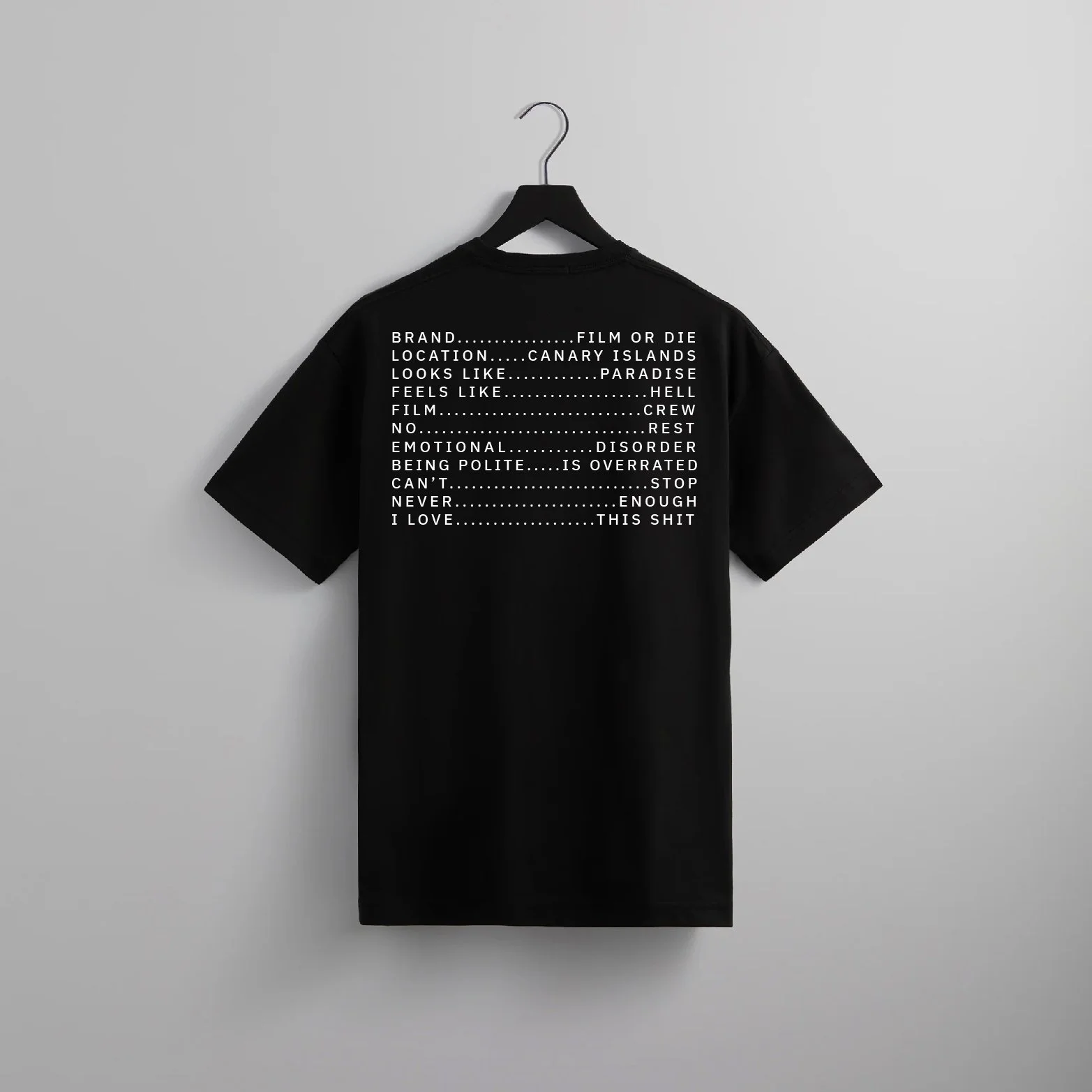 Camiseta CRÉDITOS