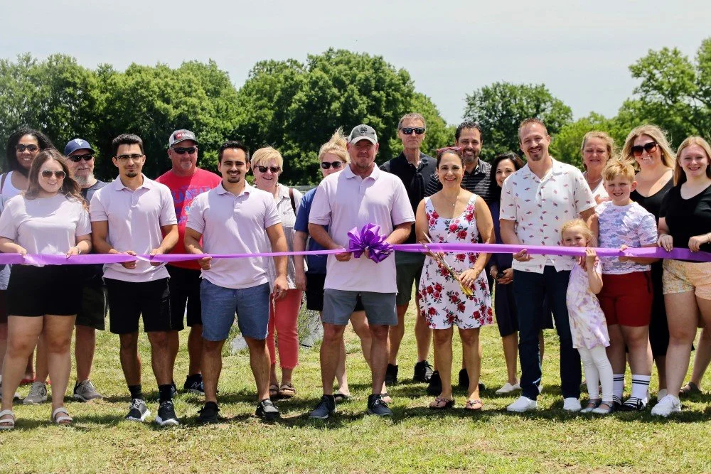 Purple Meadows Lavender Farm Ribbon Cutting