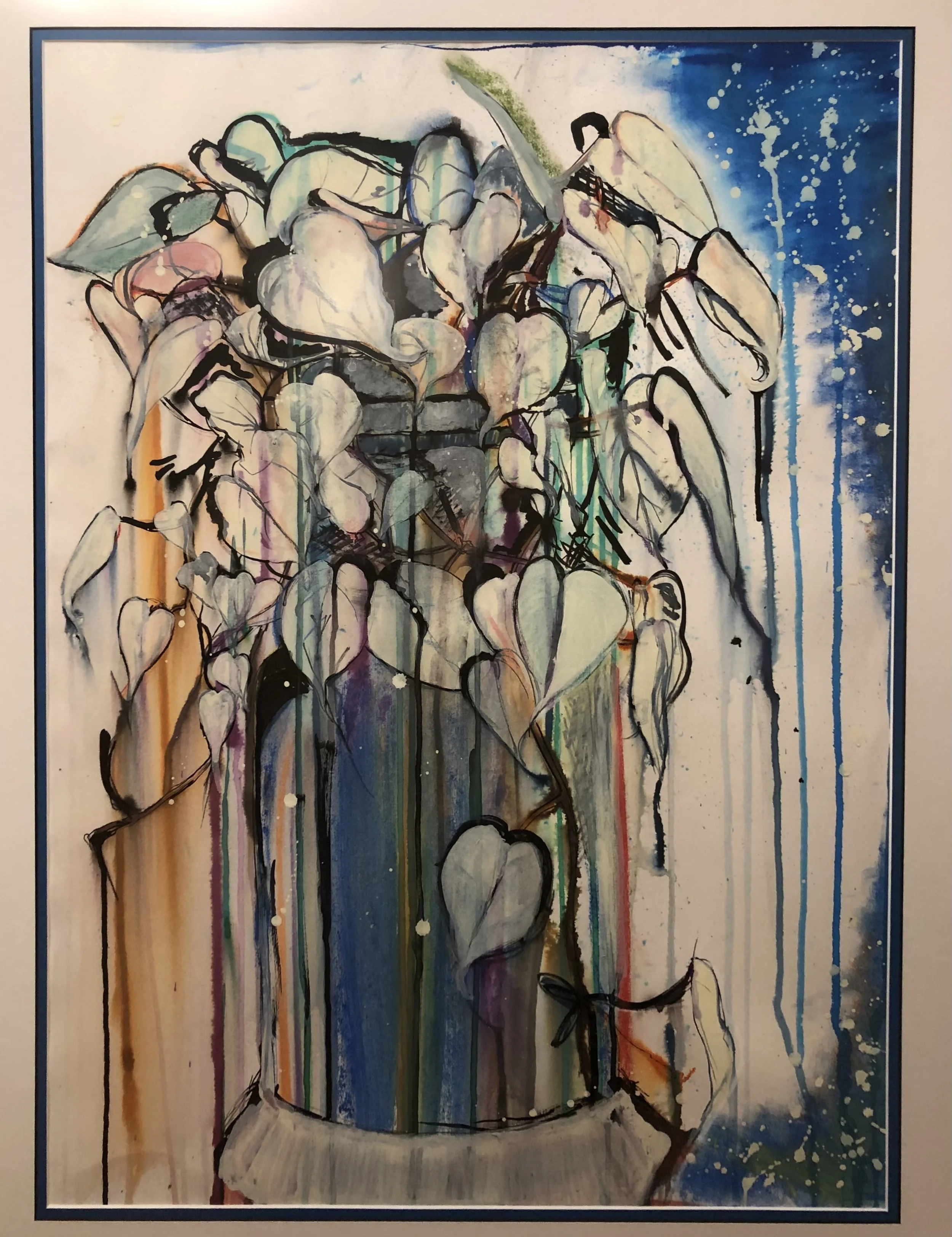 Rhode Island, USA. Watercolor and ink
