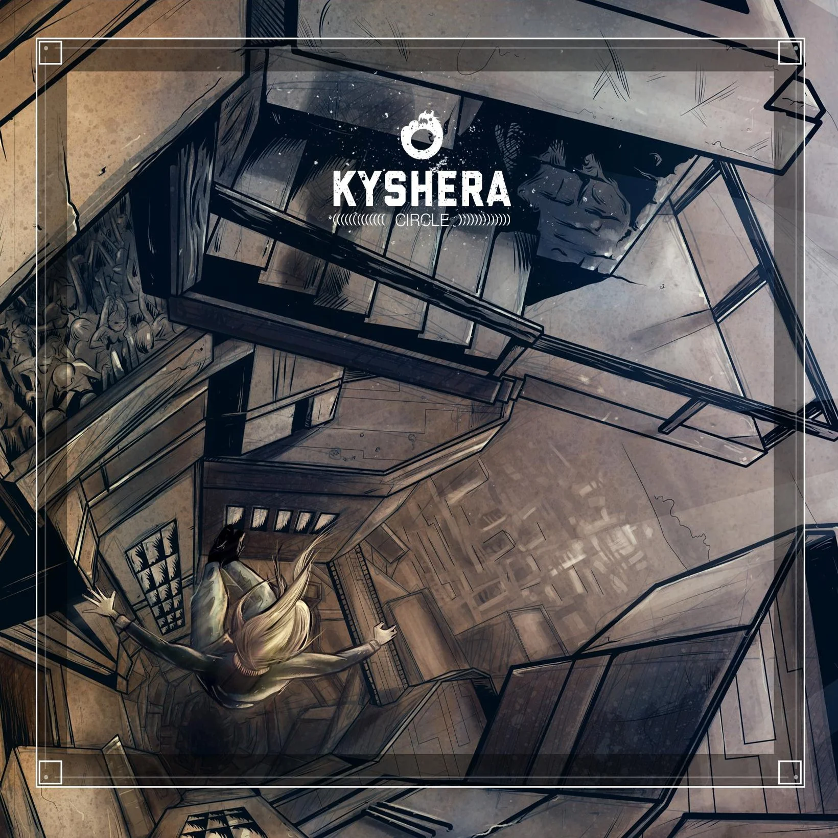 Album cover art for the 2015 album entitled "Circle" by the alternative rock band 'Kyshera'