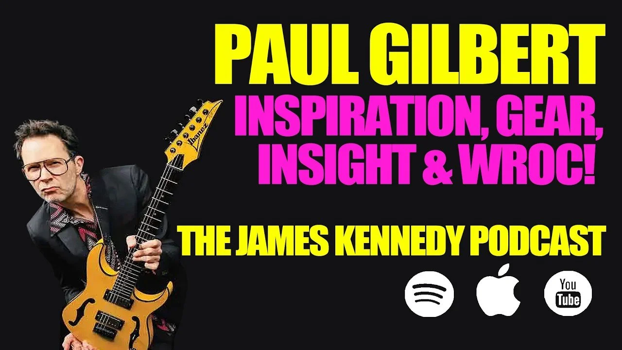 PAUL GILBERT - STAYING INSPIRED, SHREDDING MARIAH, TOP PEDALS AND WROC!