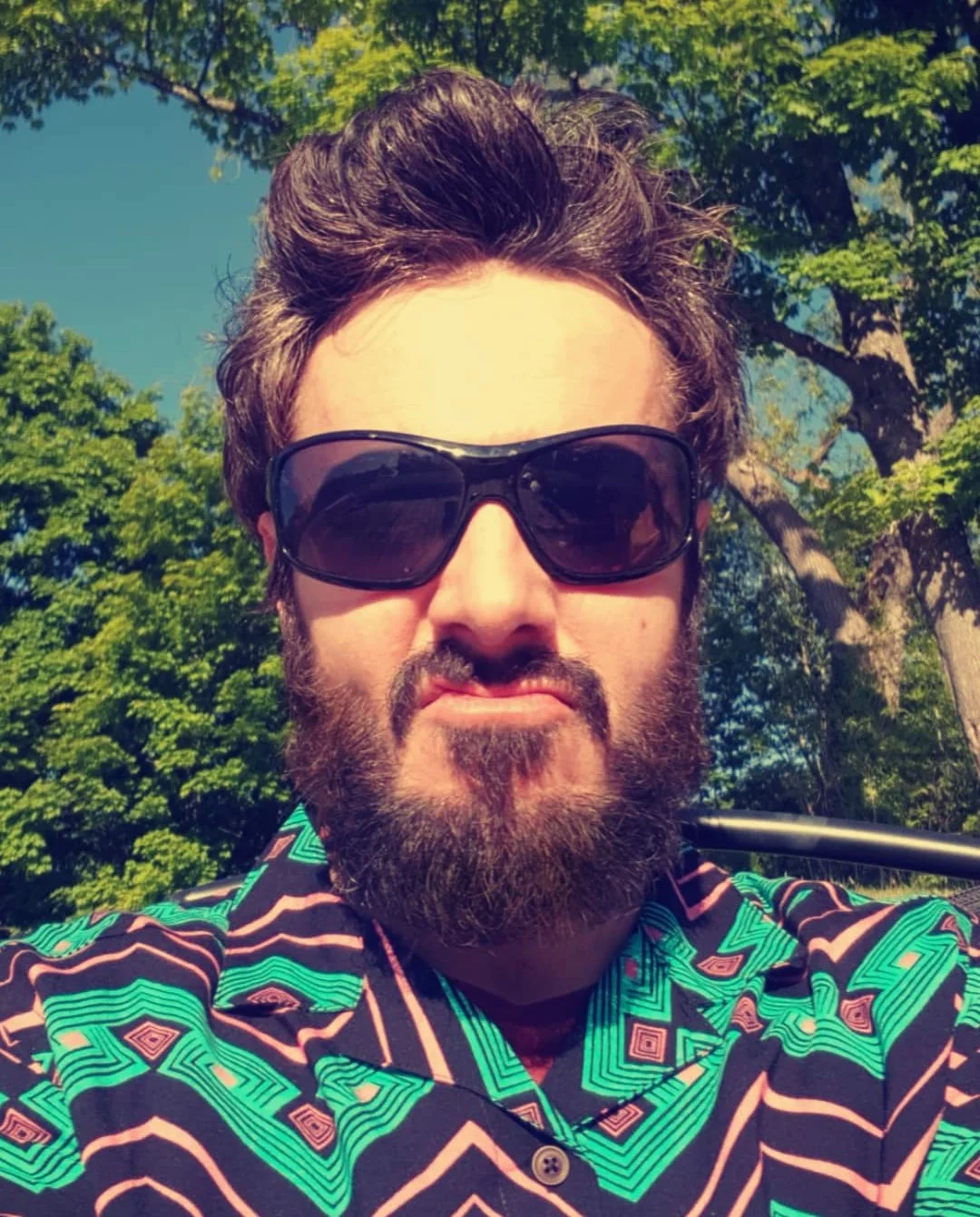 James Kennedy, the singer and musician with a beard