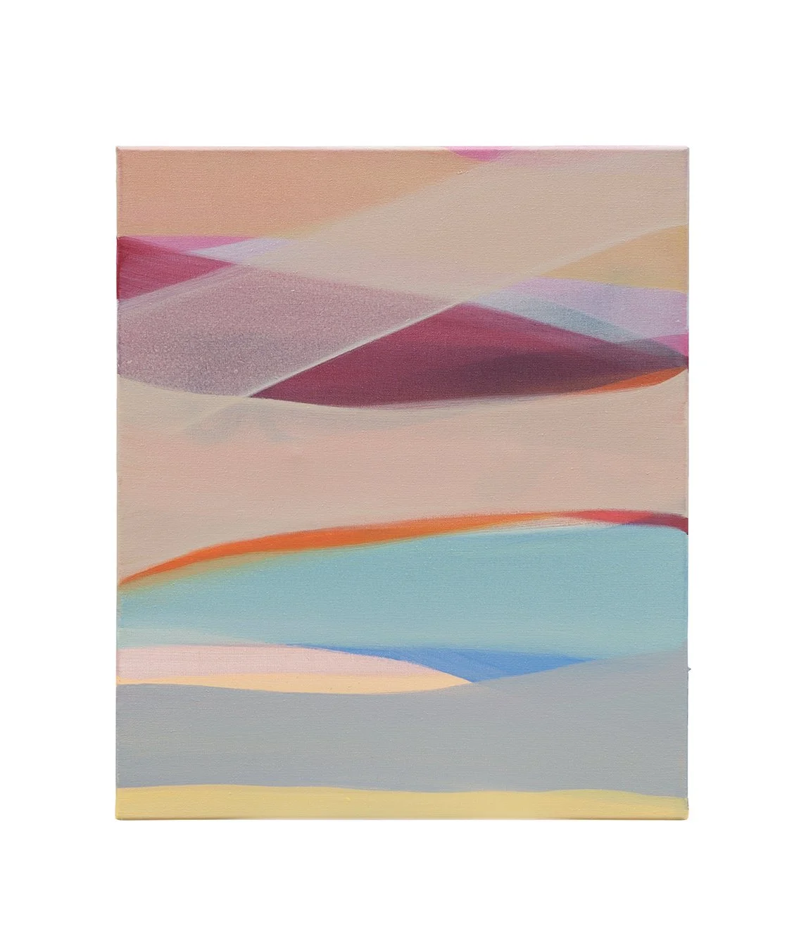 Walking on a string I, acrylic on canvas, 50x60cm, 2025