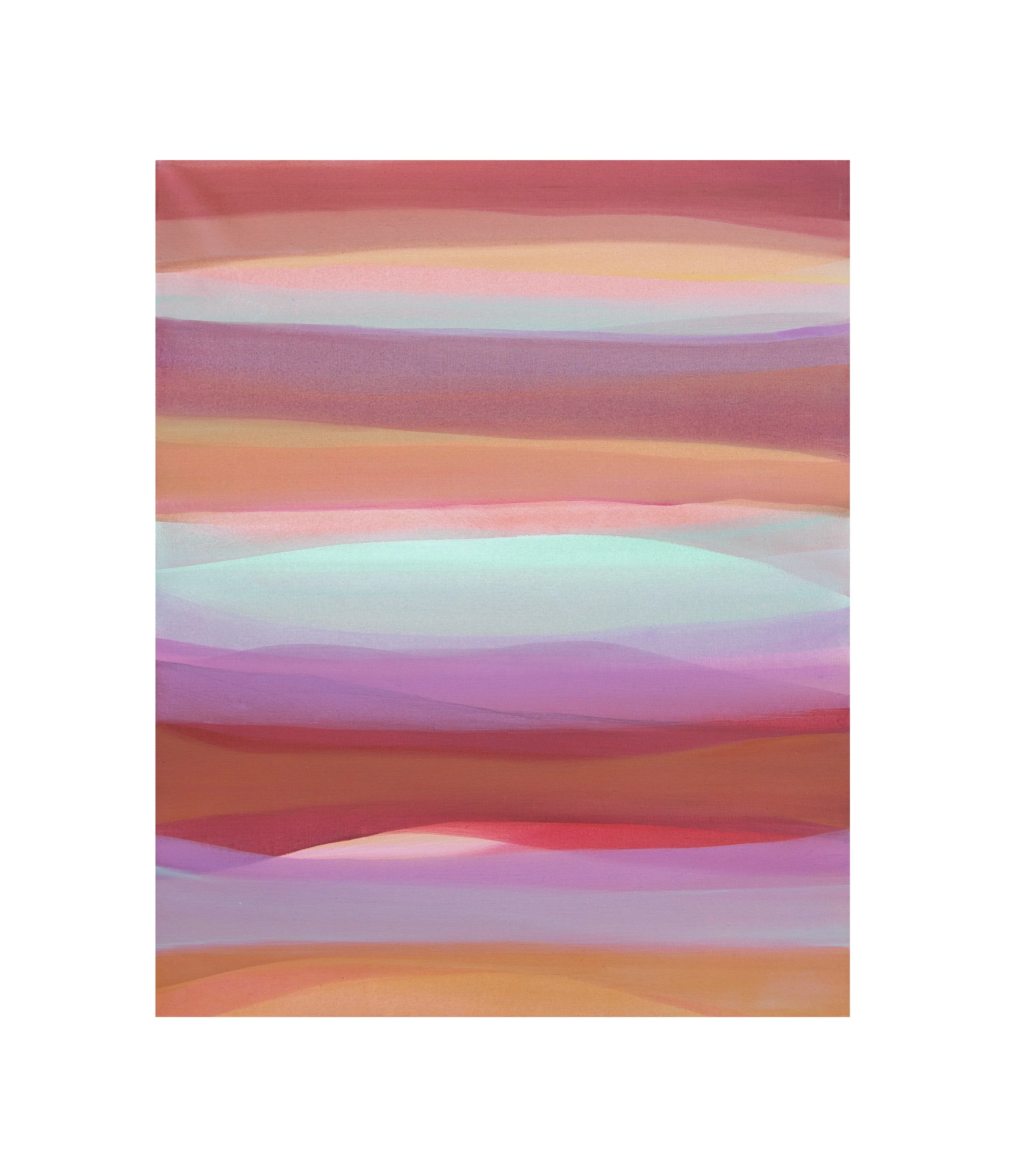 Inflectional variation, acrylic on canvas, 80x100cm, 2025