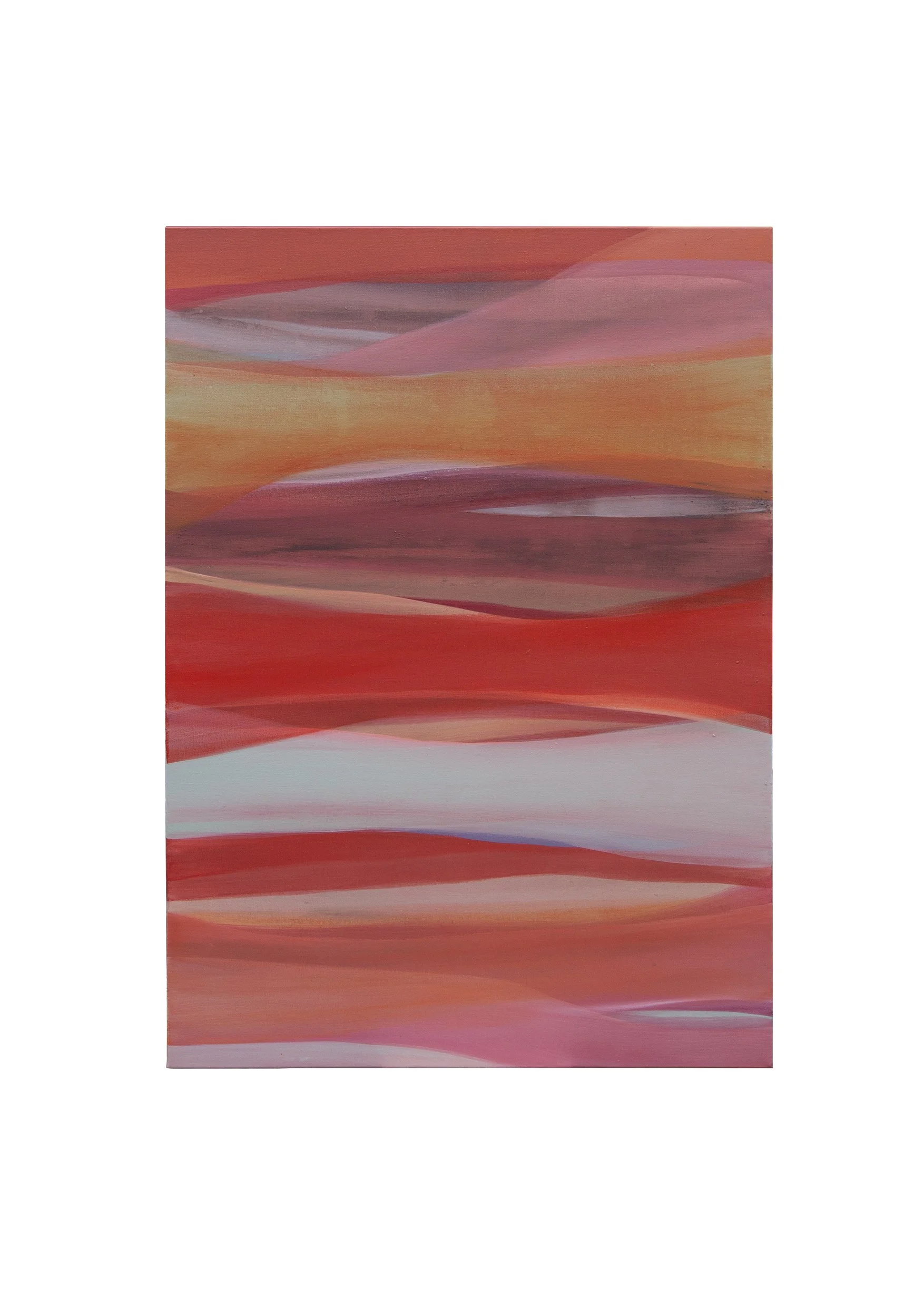 Weird goodbyes, acrylic on canvas, 140x100cm, 2025
