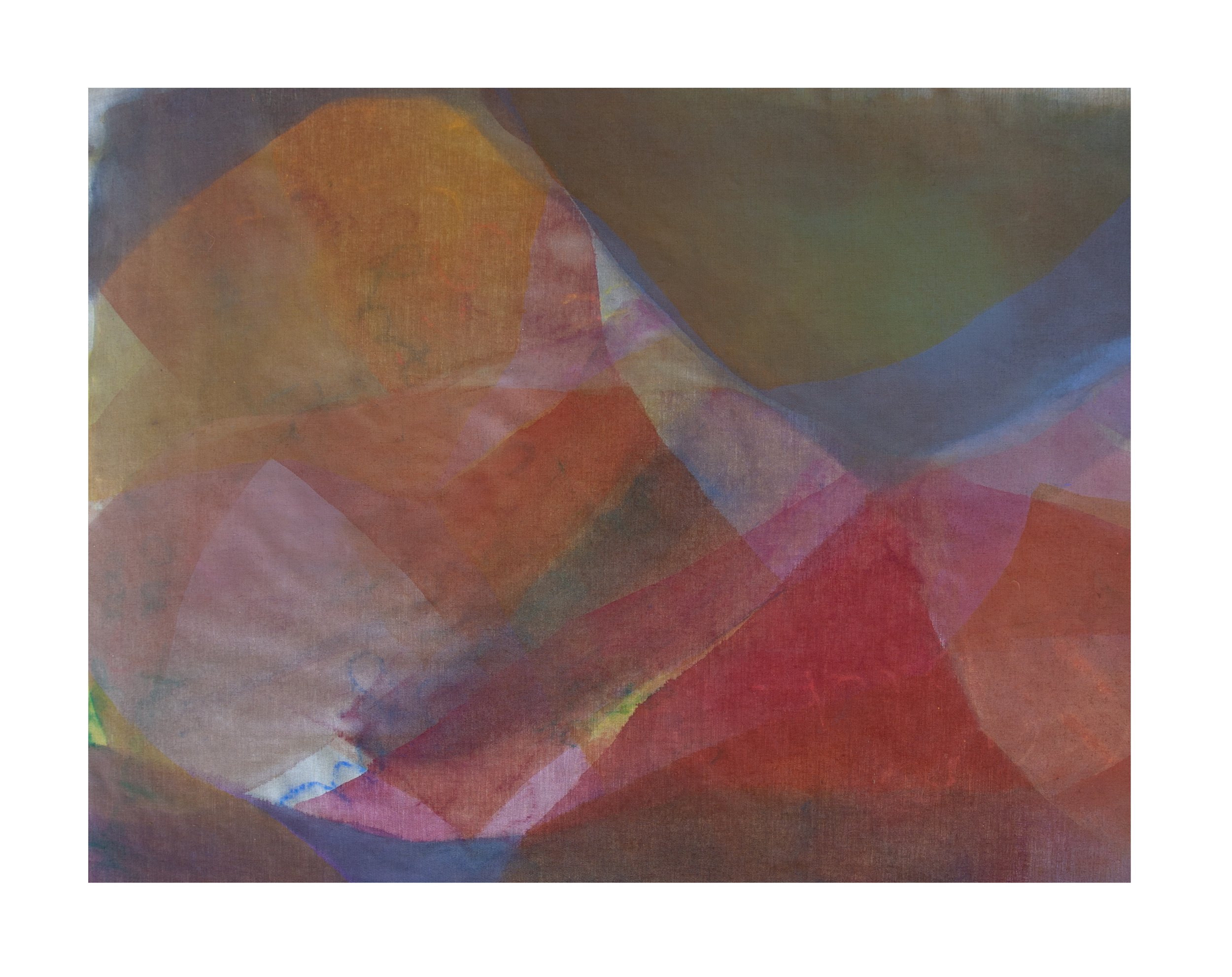 January, acrylic on linen canvas, 100x120cm, 2026 - after "Call it Fate, Call it Karma" by The Strokes
