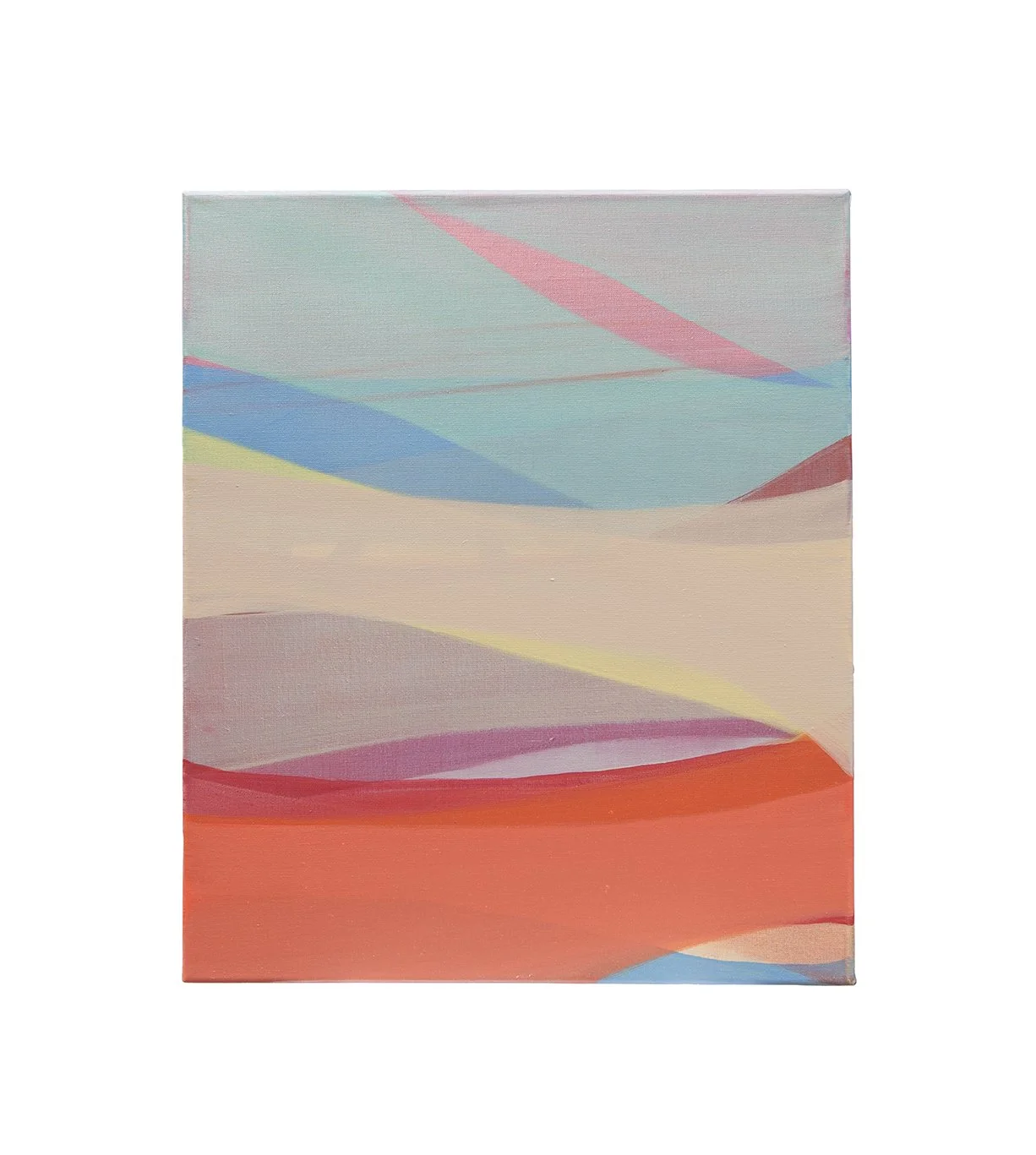 Walking on a string II, acrylic on canvas, 50x60cm, 2025