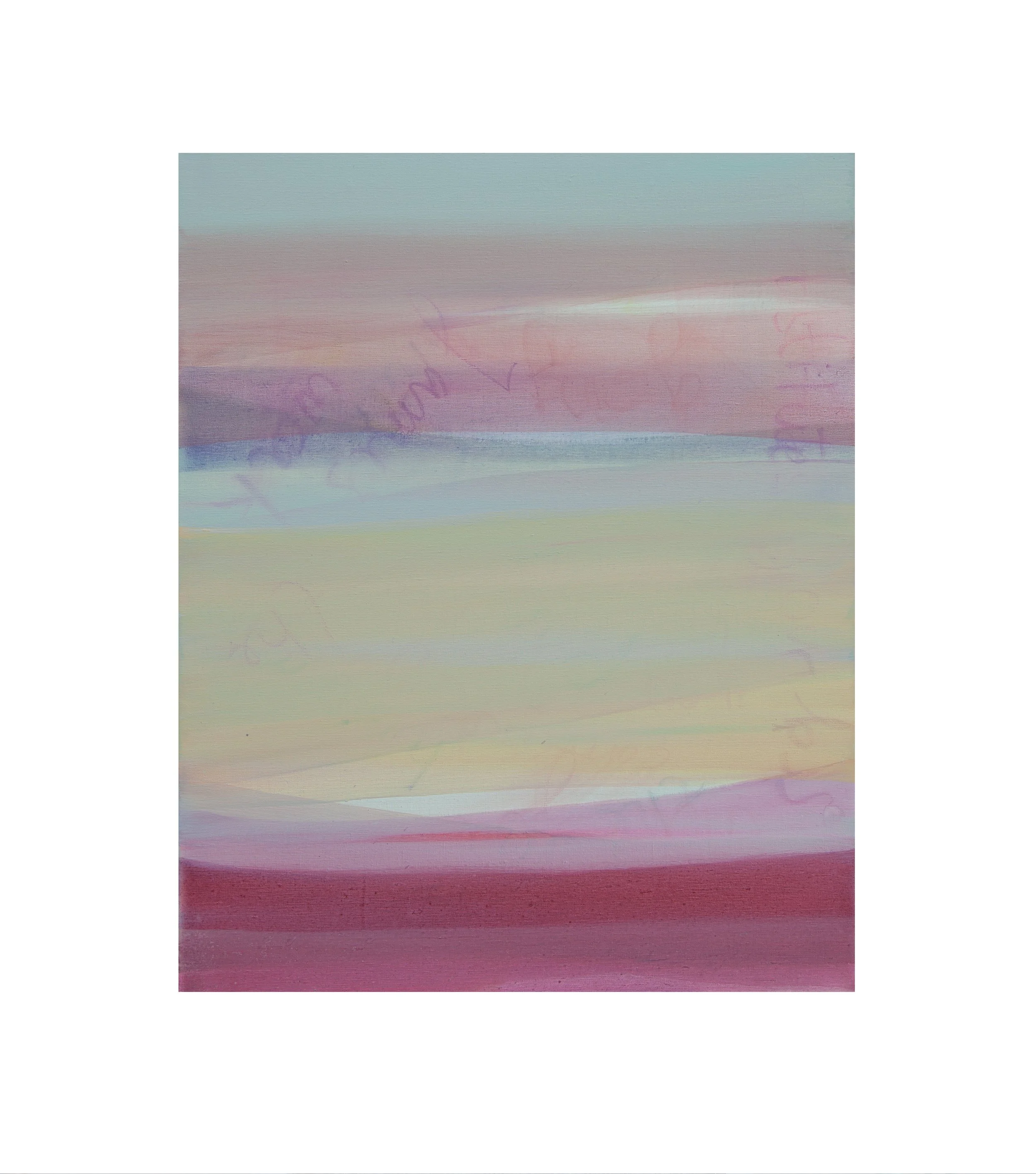 Mirrors of the mind, acrylic on canvas, 100x80cm, 2025