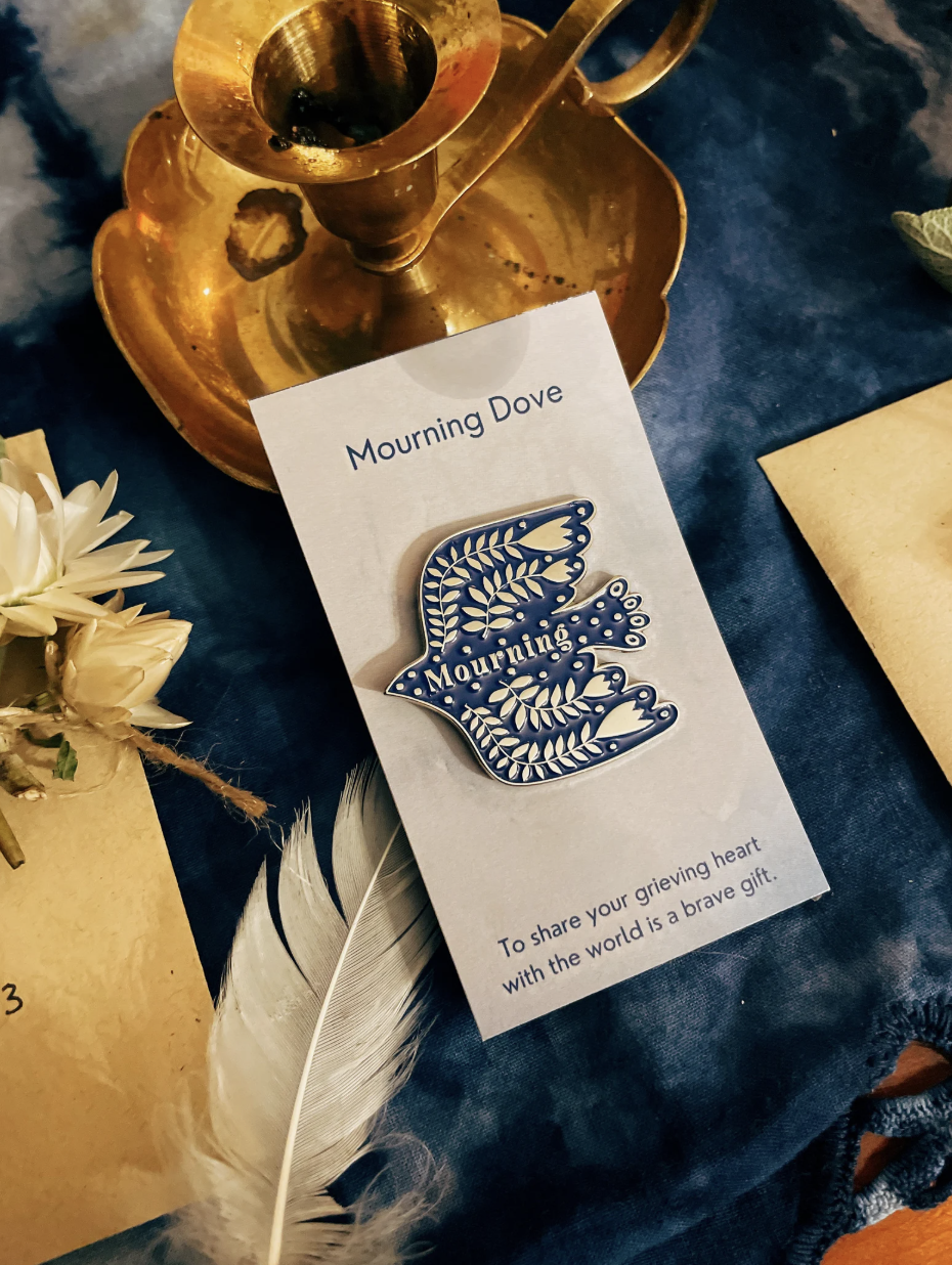 Mourning Dove Enamel Pin