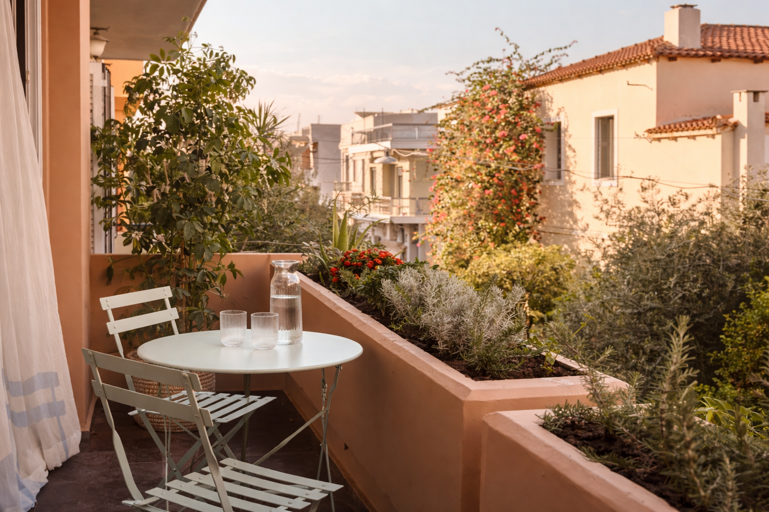 melpomeni house city view balcony kydantidon petralona