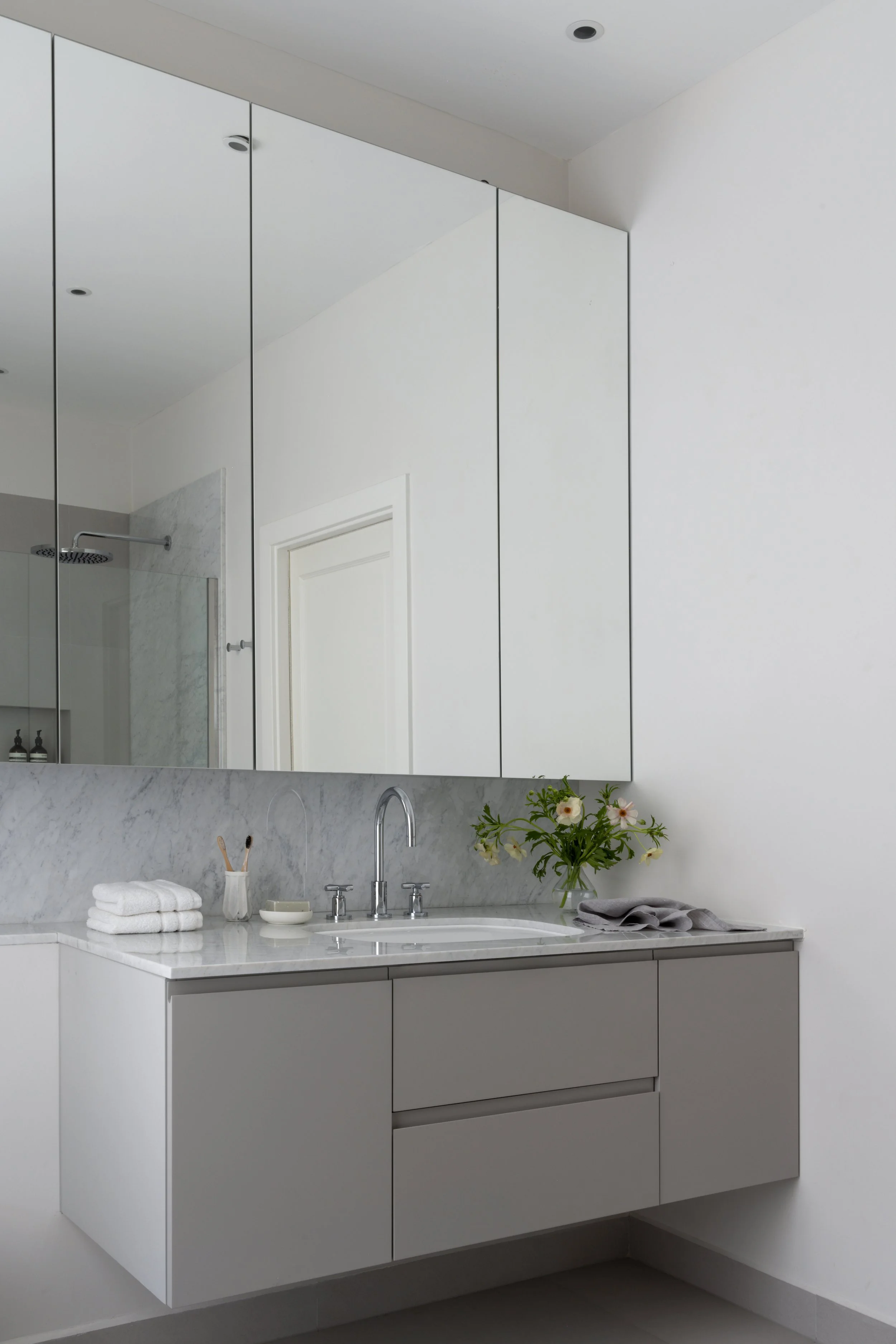 Contemporary bathroom design, vanity, high end, bespoke