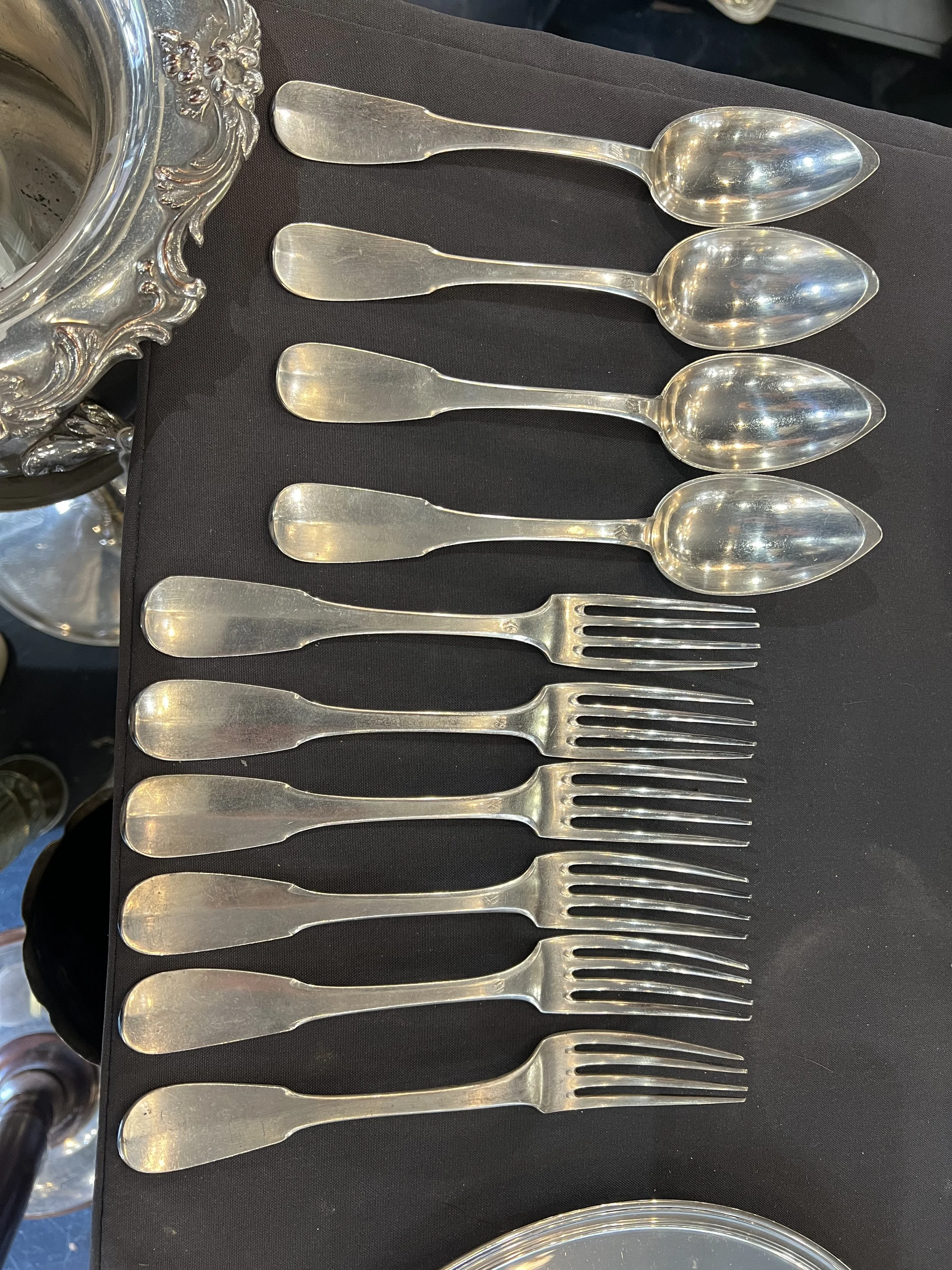 antique silver cutlery