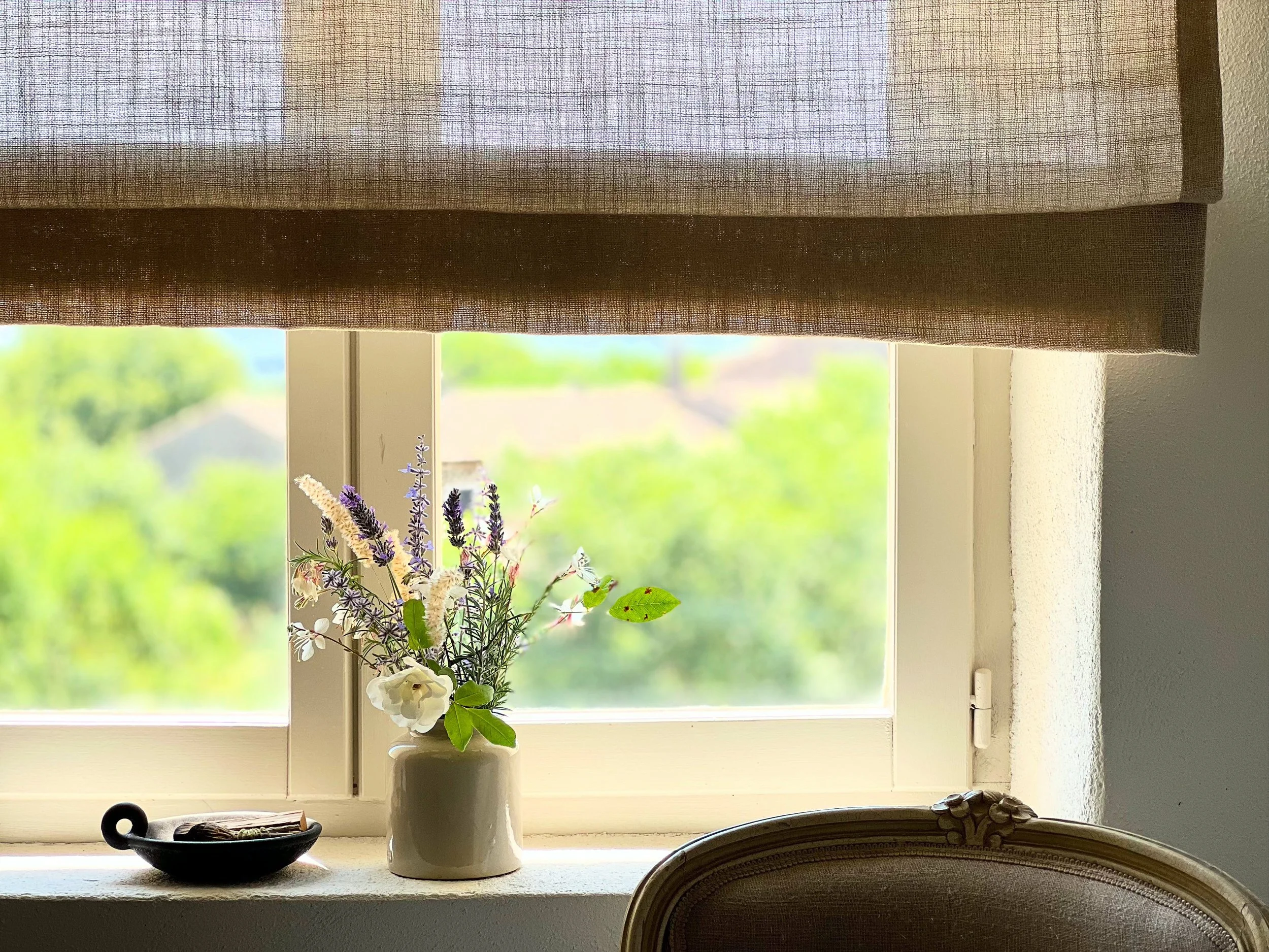vignette, detail, light, flowers, provence