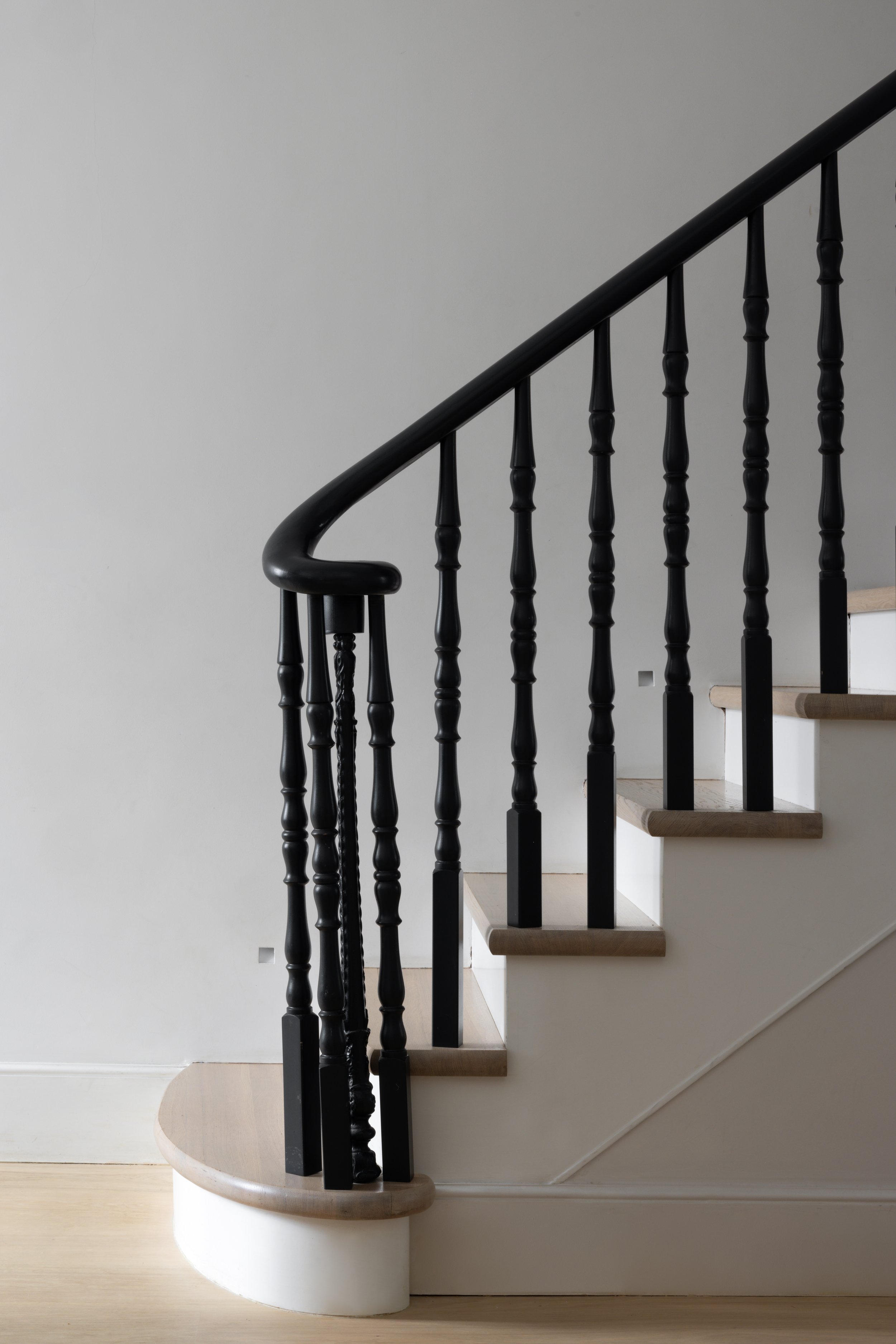 Tailor made, bespoke, railings, staircase, victorian, interior designer, decorator, detailing, high end, minimal, scandi, traditional