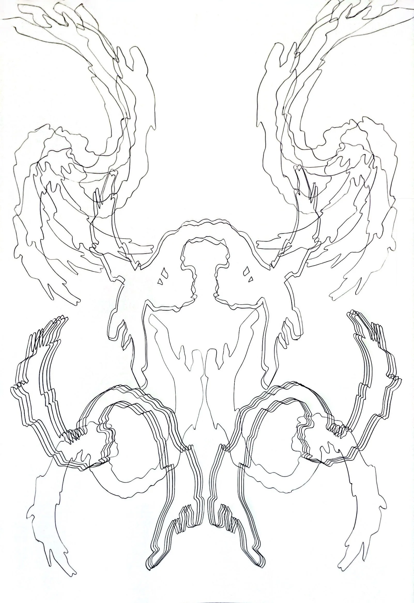 Jule Tabea Martin, Stability Is a Performed Form, 2026. Pencil Drawings